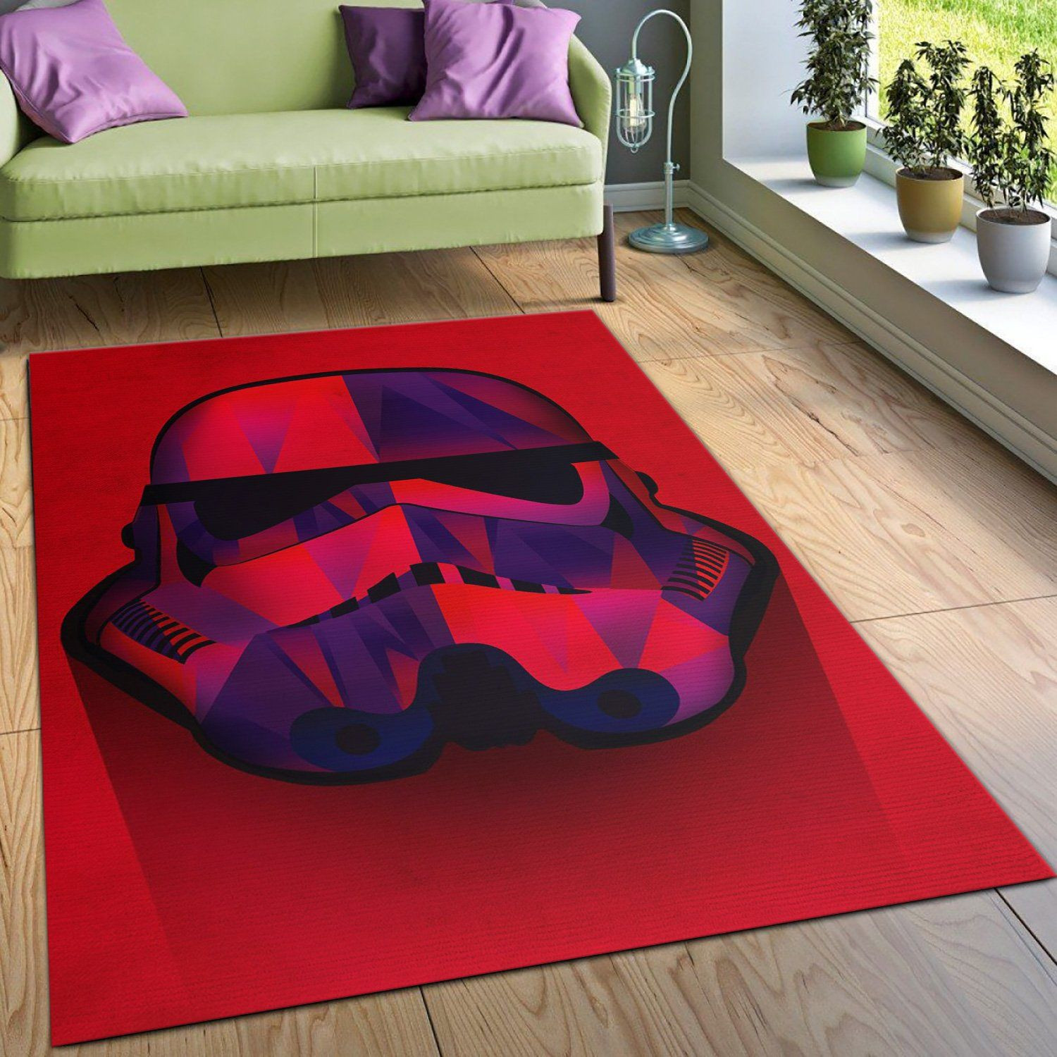 Redrum Star War Area Rug Carpet, Bedroom Rug, Christmas Gift US Decor - Indoor Outdoor Rugs