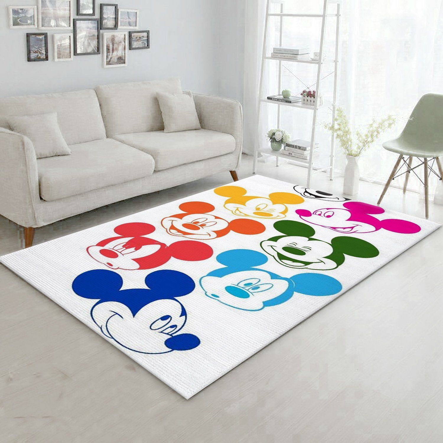 Mickey Mouse Disney Area Rug For Christmas Bedroom Home Decor Floor Decor - Indoor Outdoor Rugs