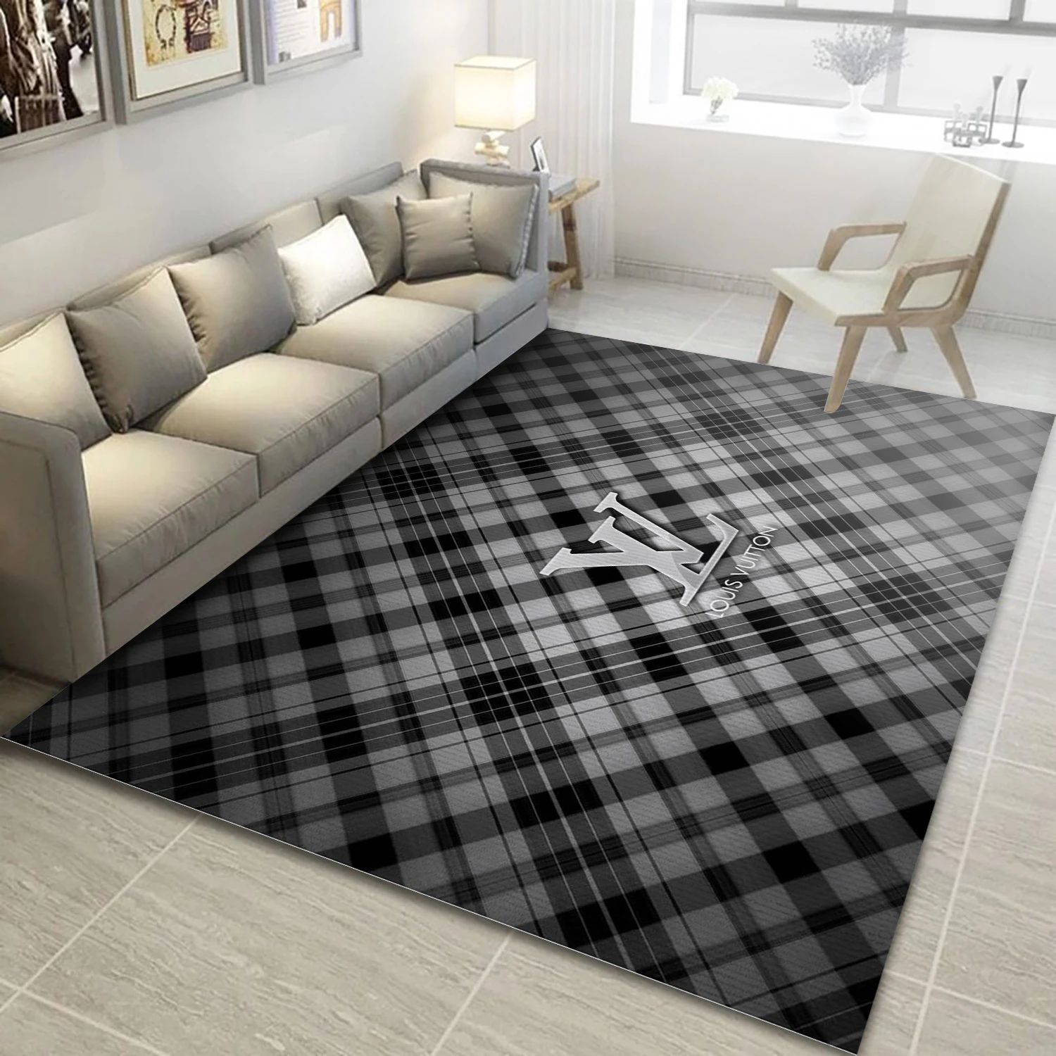 Burberry Ft Louis Vuitton Fashion Brand Area Rug, Living Room Rug - US Decor - Indoor Outdoor Rugs