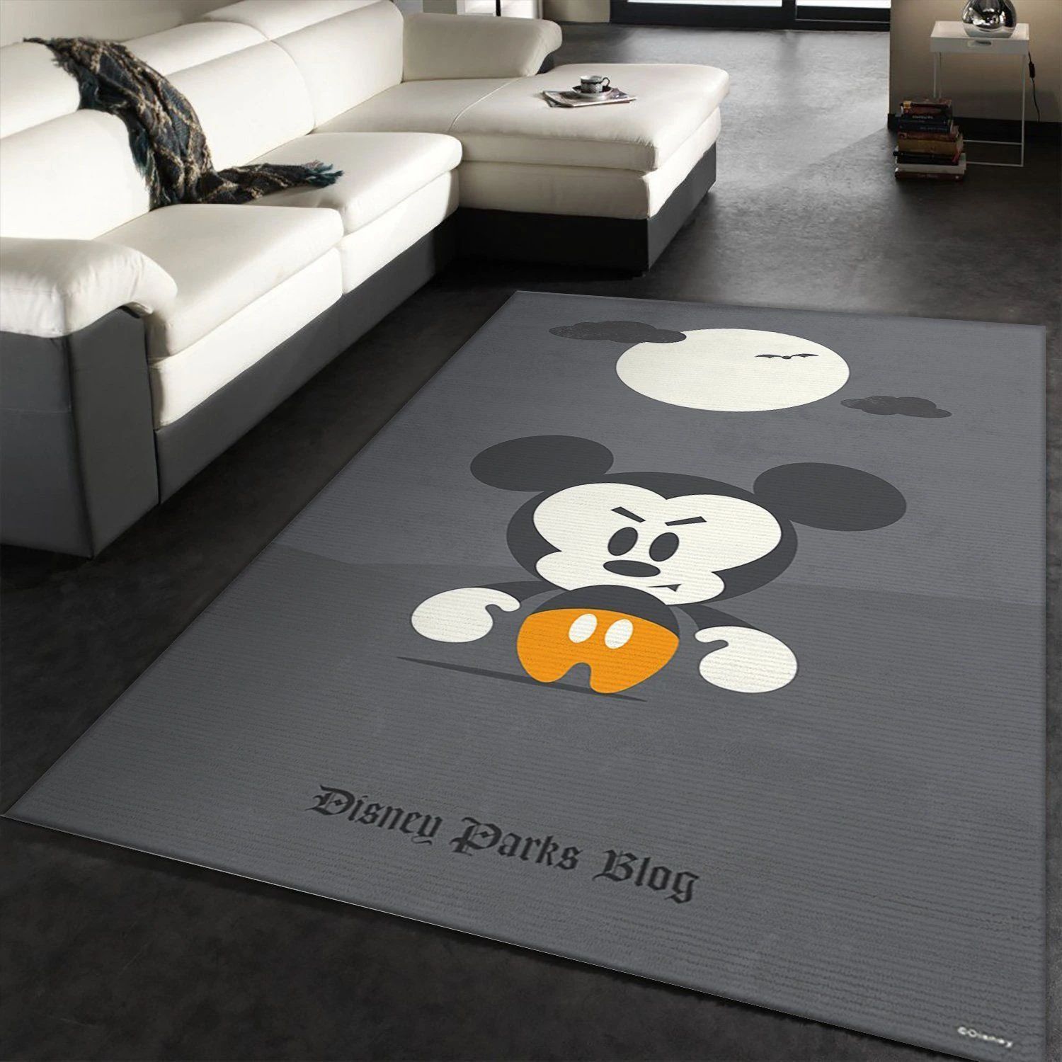 Vampire Mickey Area Rug For Christmas, Living Room Rug, Home Decor - Indoor Outdoor Rugs