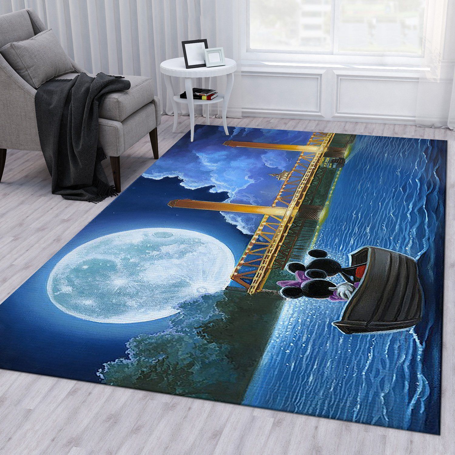 Drifting Christmas Gift Rug Bedroom Rug US Gift Decor - Indoor Outdoor Rugs