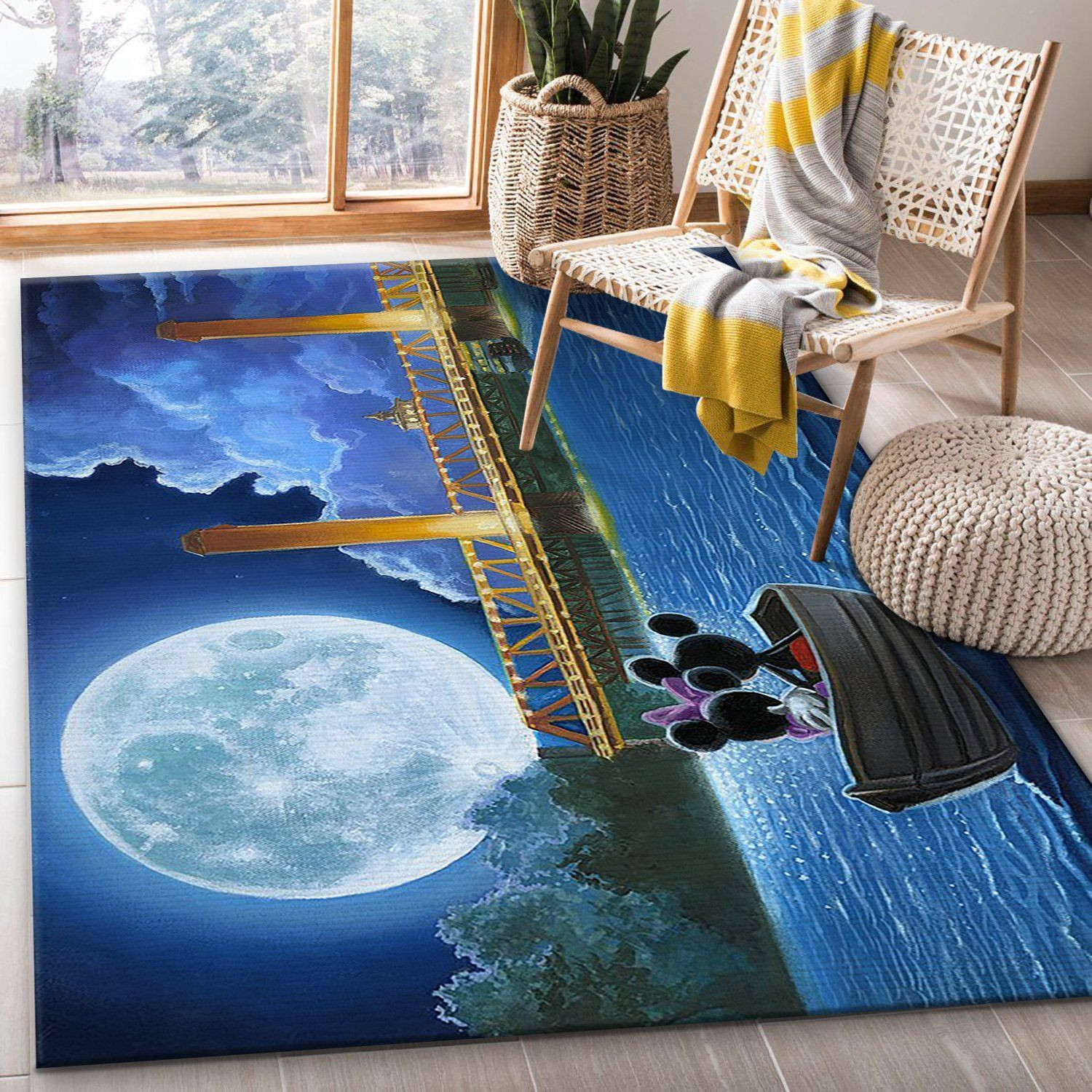 Drifting Christmas Gift Rug Bedroom Rug US Gift Decor - Indoor Outdoor Rugs