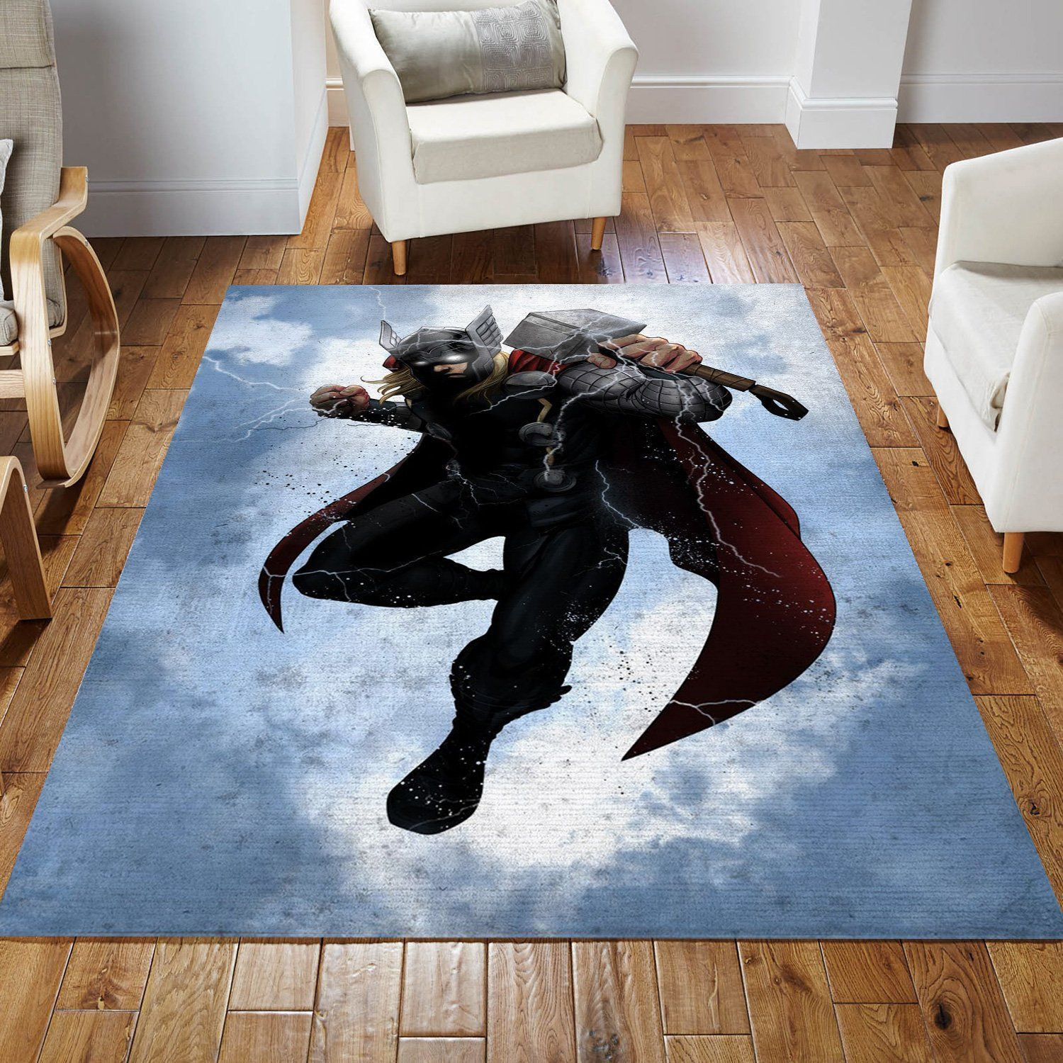 Thor Rug Bedroom Rug US Gift Decor - Indoor Outdoor Rugs