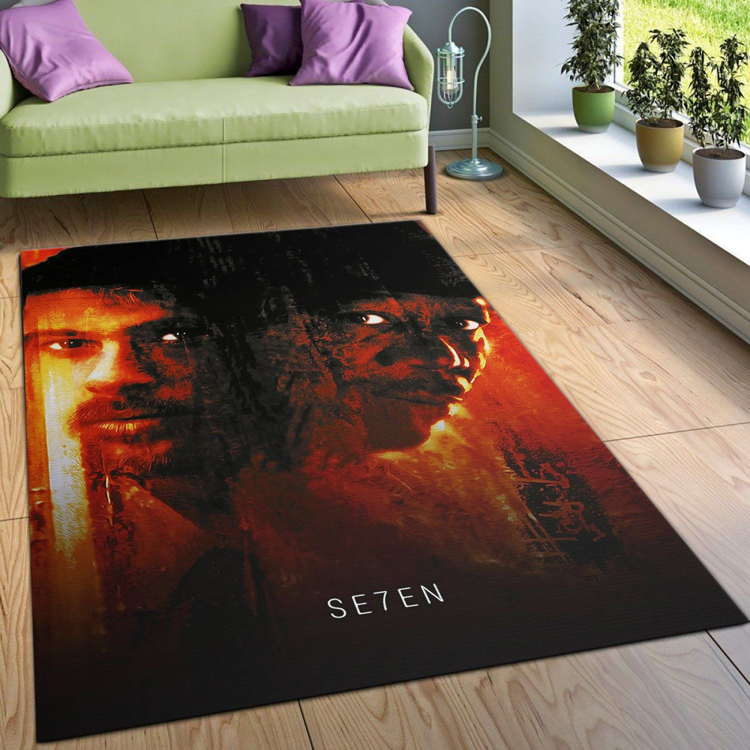 Se7en Area Rug Movie Rug Home US Decor - Indoor Outdoor Rugs