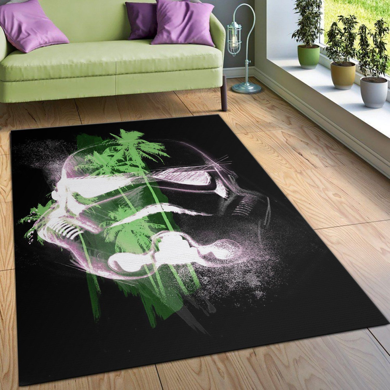 Tropical Star War Area Rug, Bedroom Rug, Family Gift US Decor - Indoor Outdoor Rugs