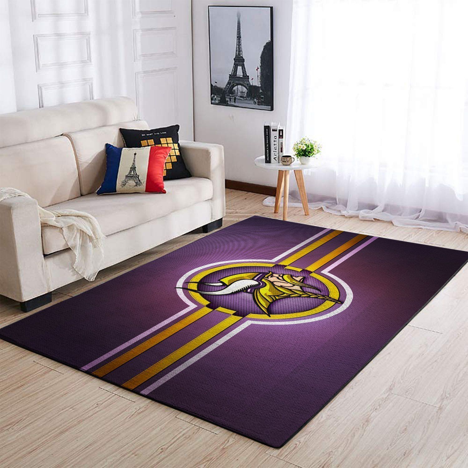 Minnesota Vikings Area Rug Nfl Football Floor Decor 1910071 - Indoor Outdoor Rugs