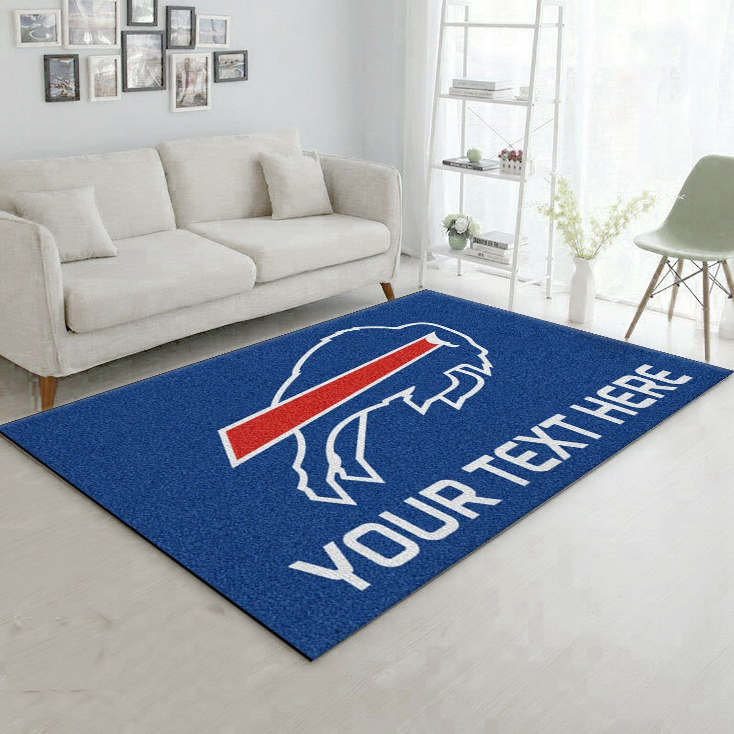 Customizable Buffalo Bills Personalized Accent Rug NFL Area Rug For Christmas, Kitchen Rug, US Gift Decor - Indoor Outdoor Rugs