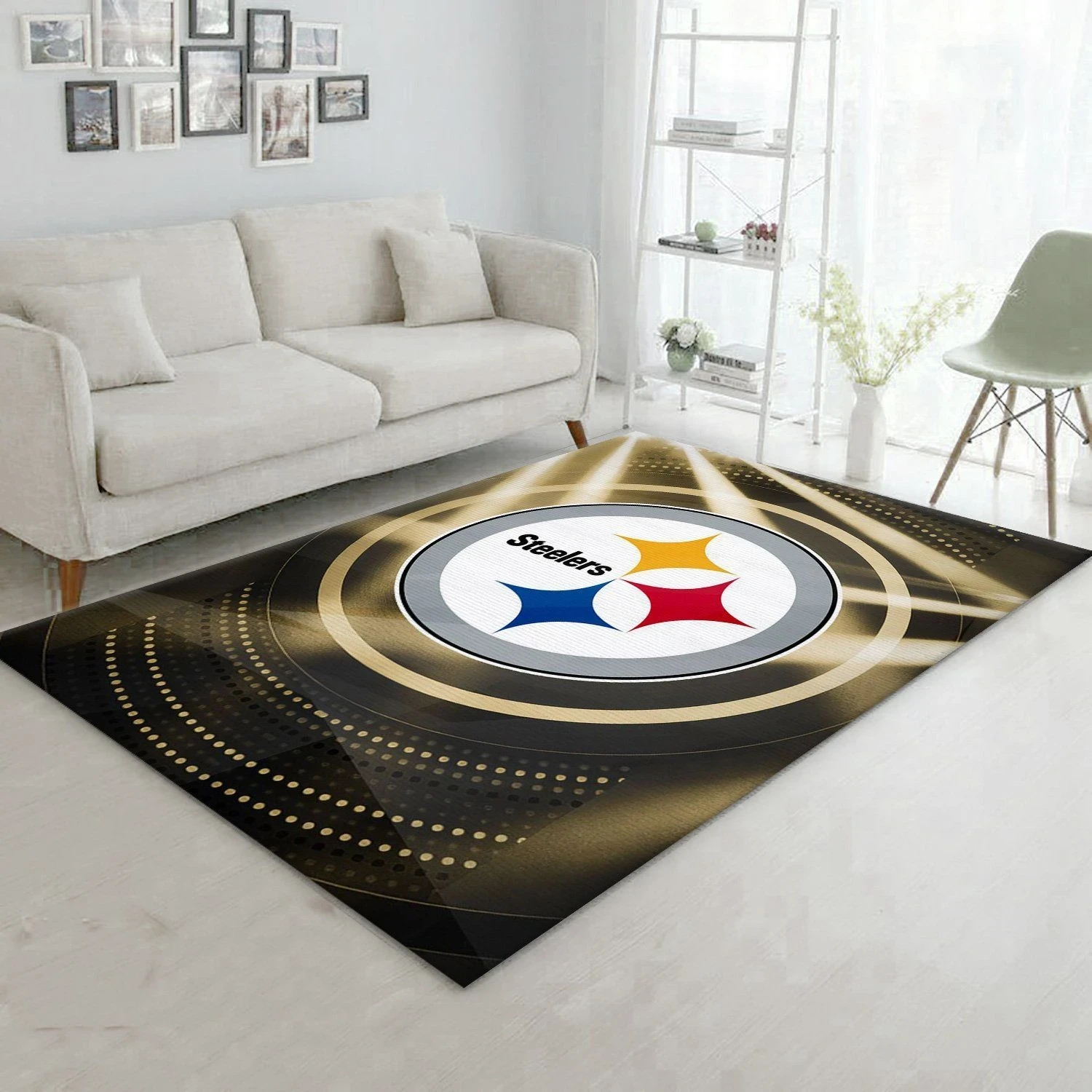 Pittsburgh Steelers NFL Area Rug Bedroom Rug US Gift Decor - Indoor Outdoor Rugs