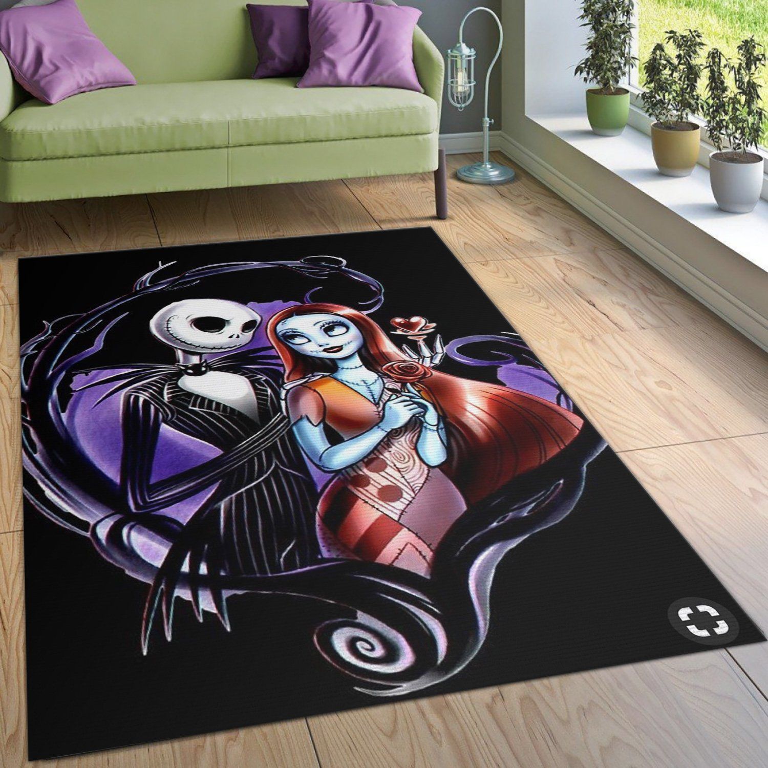 Nightmare Before Christmas Ver9 Area Rug For Christmas Bedroom Rug US Gift Decor - Indoor Outdoor Rugs