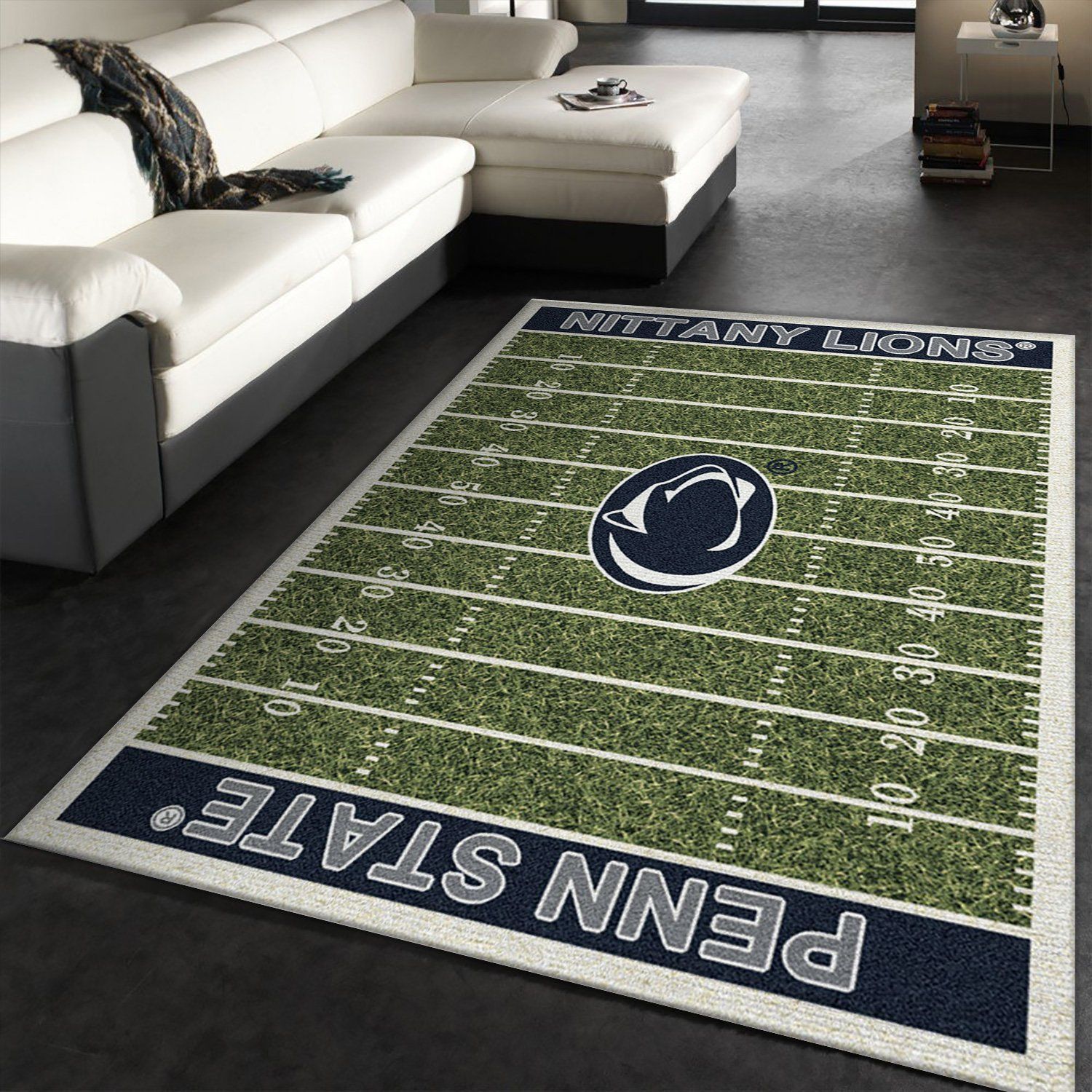 College Penn State NFL Team Logo Area Rug, Living Room Rug, Family Gift US Decor - Indoor Outdoor Rugs