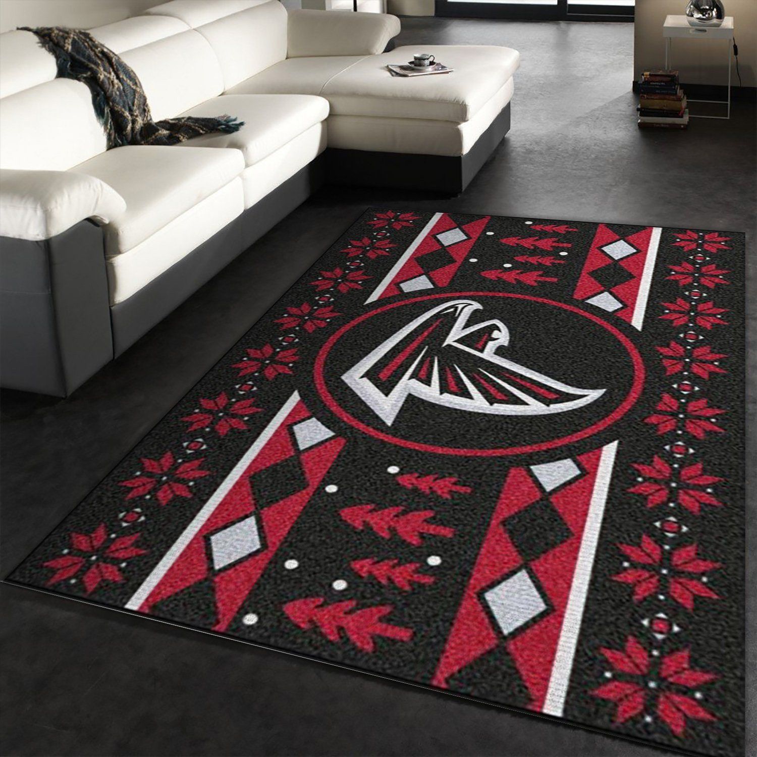 Atlanta Falcons Nfl Area Rug, Bedroom Rug, Christmas Gift US Decor - Indoor Outdoor Rugs