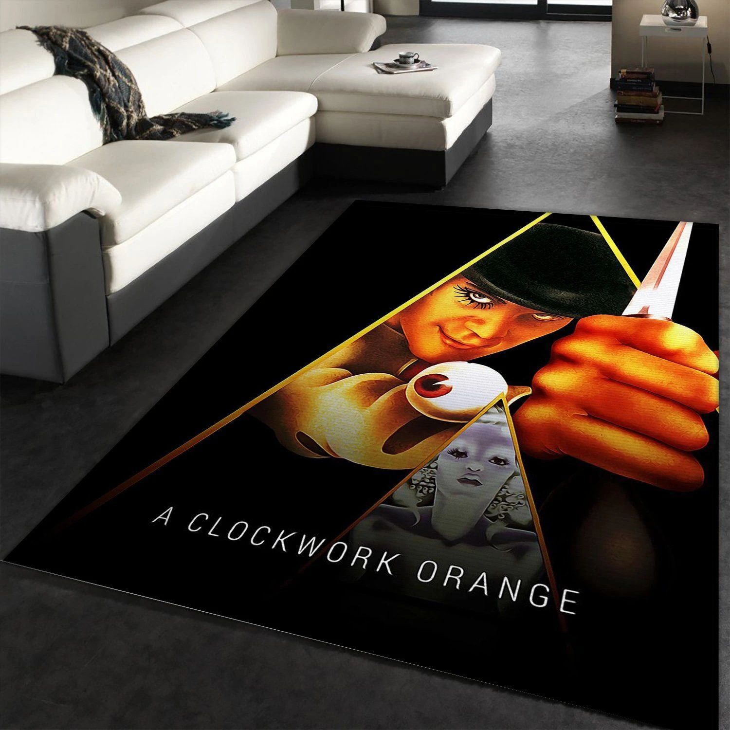 A Clockwork Orange 1971 Rug Art Painting Movie Rugs Home US Decor - Indoor Outdoor Rugs