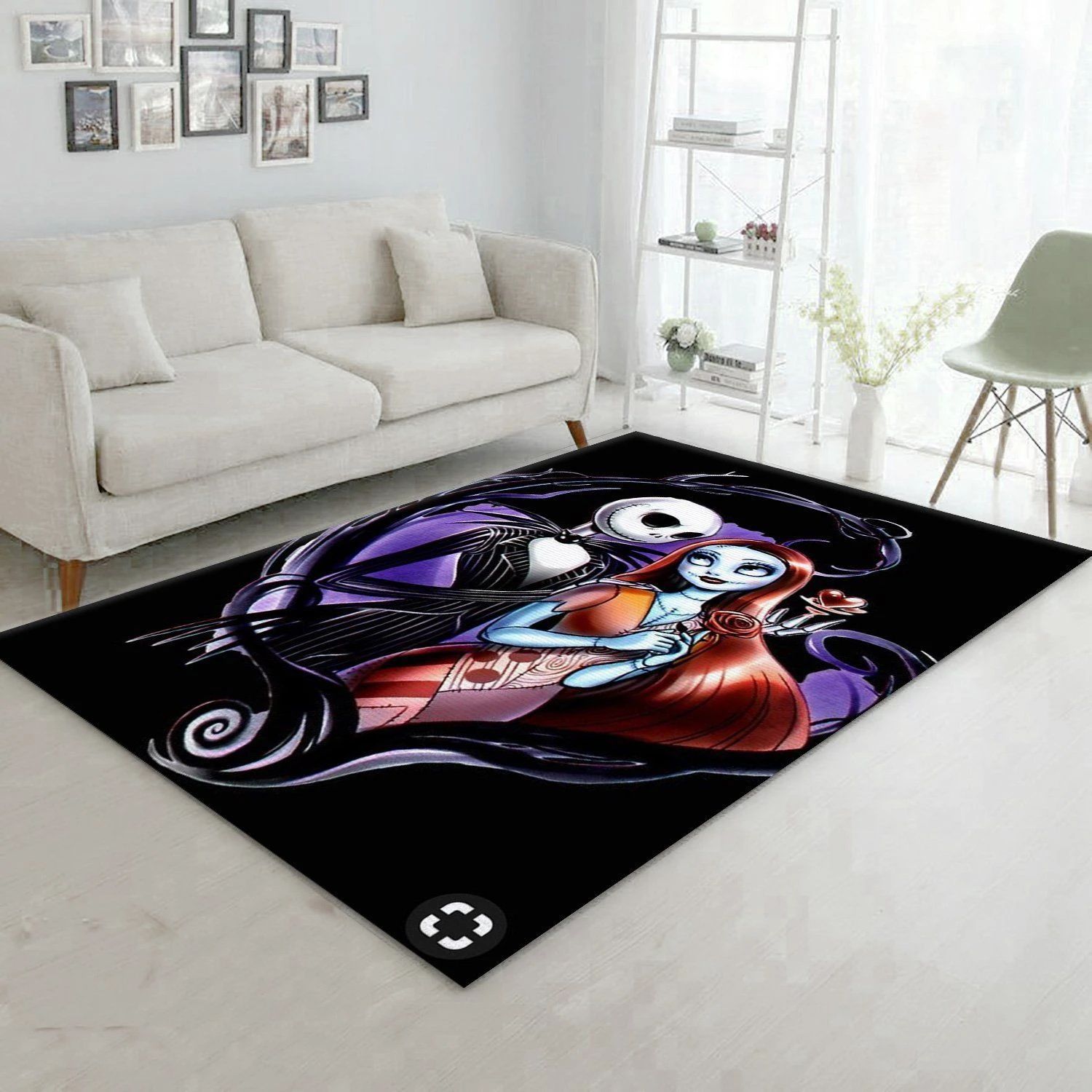 Nightmare Before Christmas Ver9 Area Rug For Christmas Bedroom Rug US Gift Decor - Indoor Outdoor Rugs