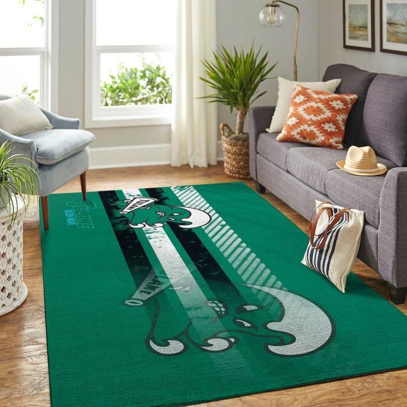 Tulane Green Wave Ncaa Rug Room Carpet Sport Custom Area Floor Home Decor - Indoor Outdoor Rugs