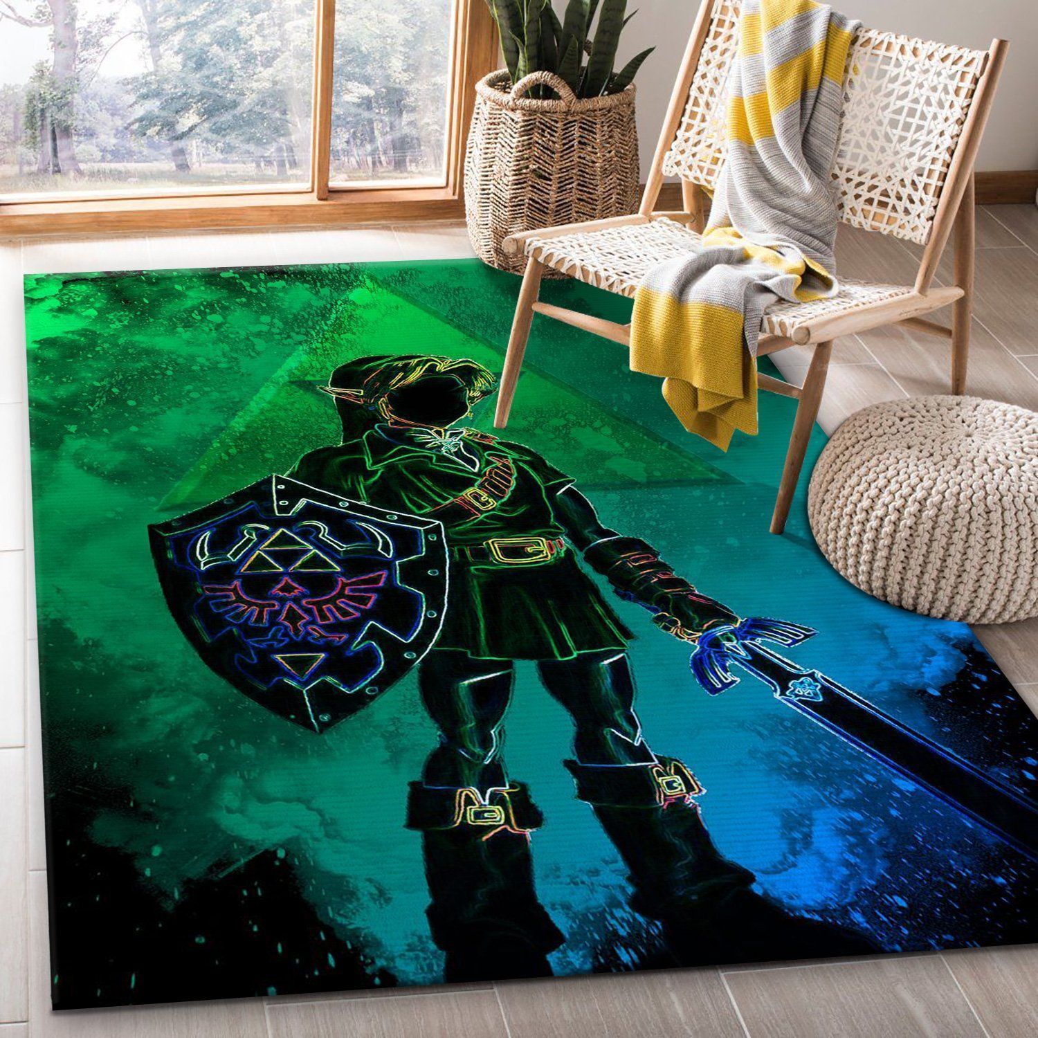 The Soul Of Time Manga Hero Area Rug, Kitchen Rug, Home US Decor - Indoor Outdoor Rugs