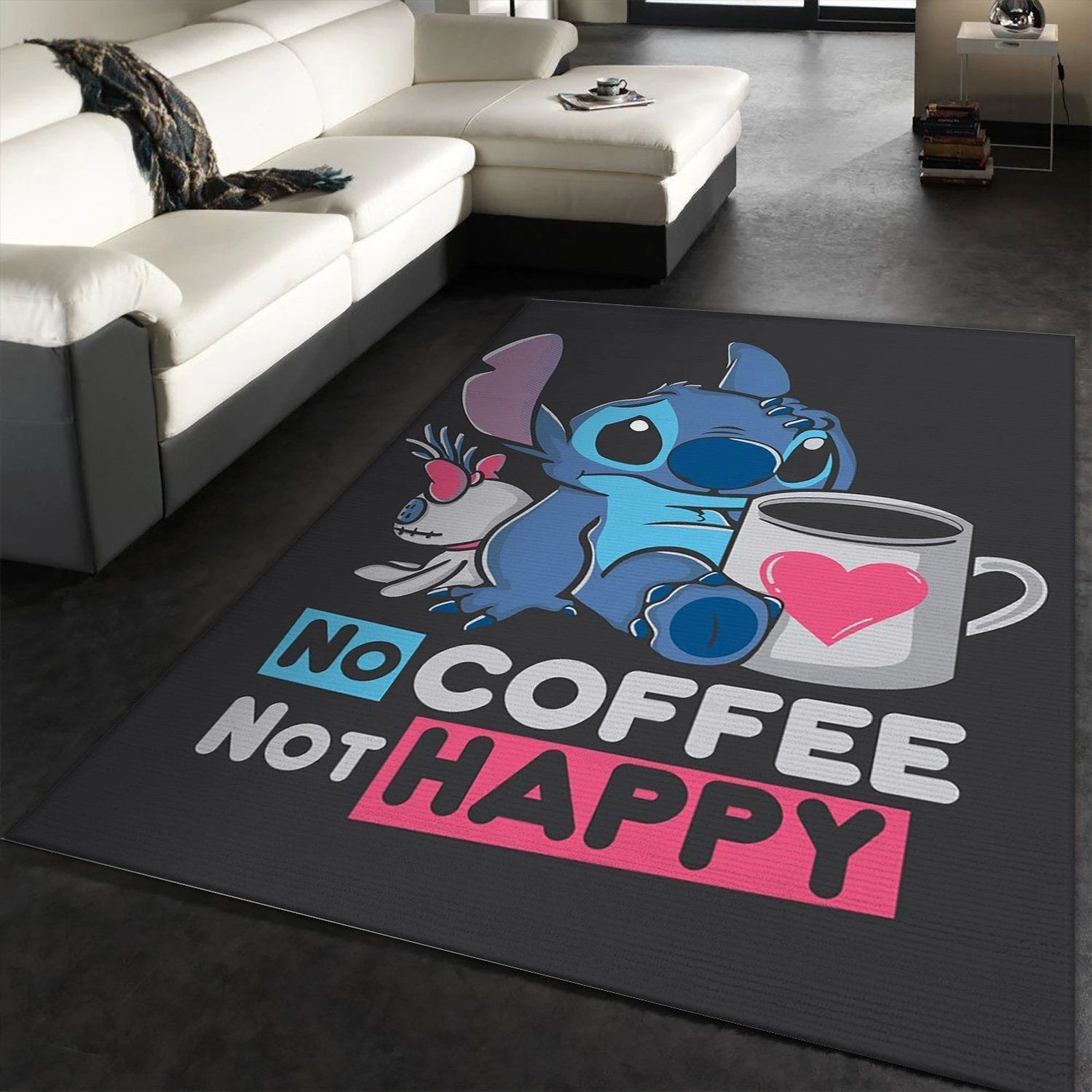 No Coffee Not Happy Area Rug For Christmas, Kitchen Rug, US Gift Decor - Indoor Outdoor Rugs