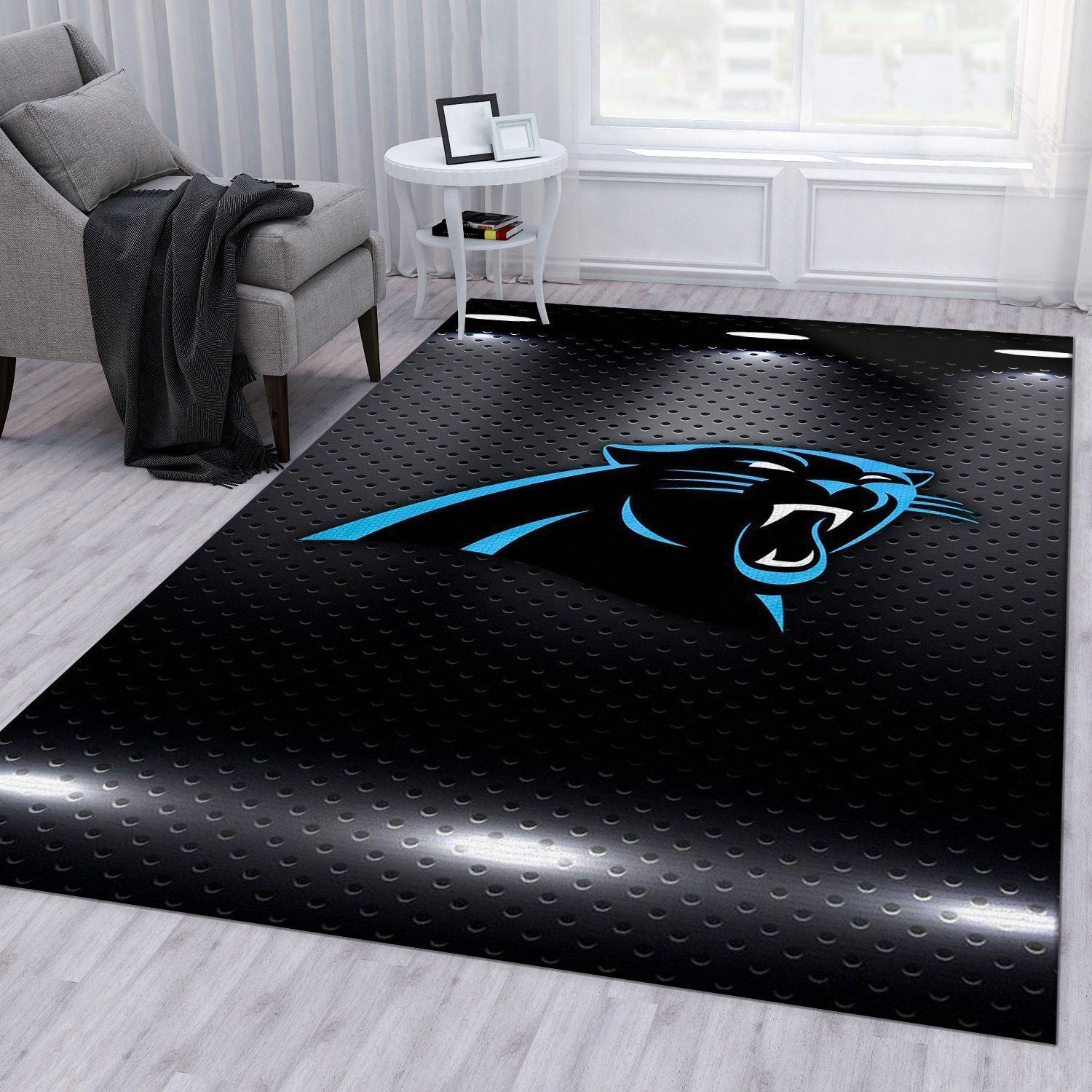 Carolina Panthers Nfl Area Rug Bedroom Rug Home US Decor - Indoor Outdoor Rugs