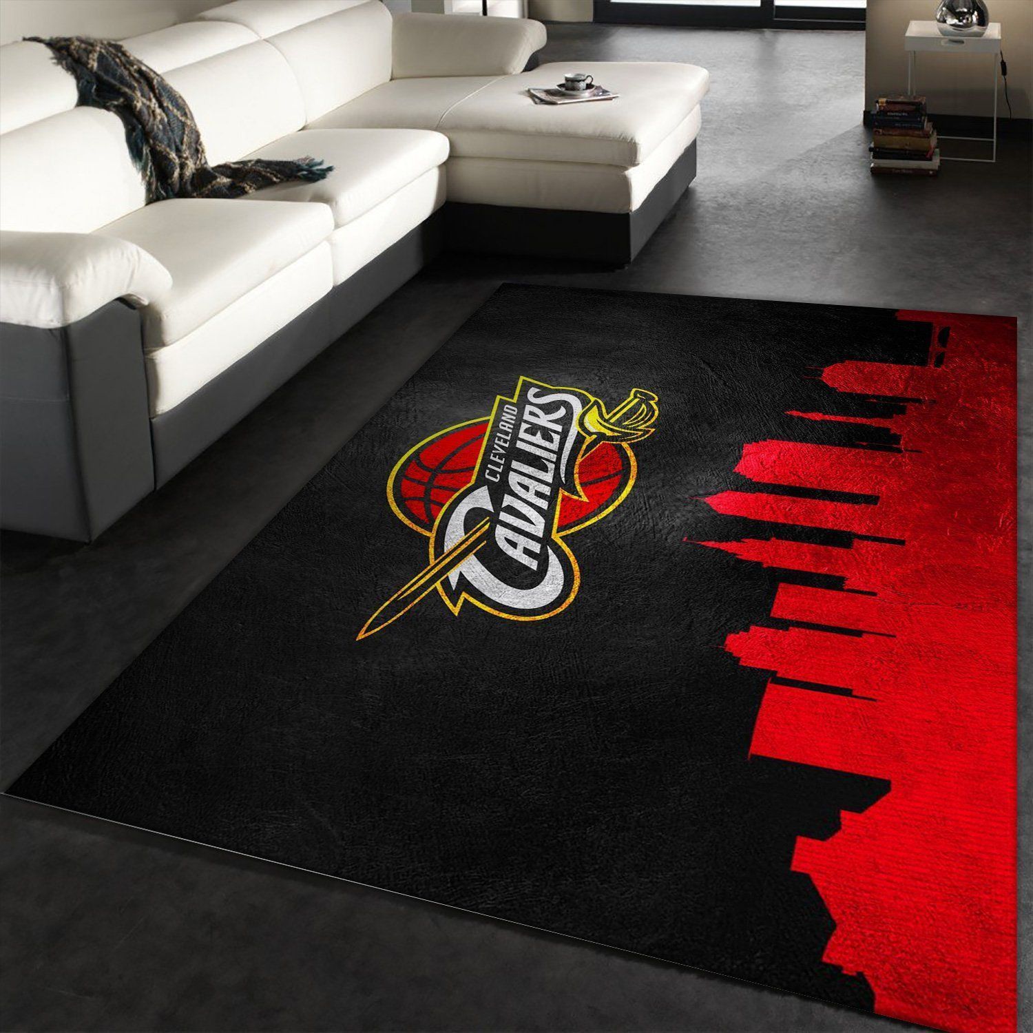 Cleveland Cavaliers Area Rug Carpet, Bedroom, US Gift Decor - Indoor Outdoor Rugs