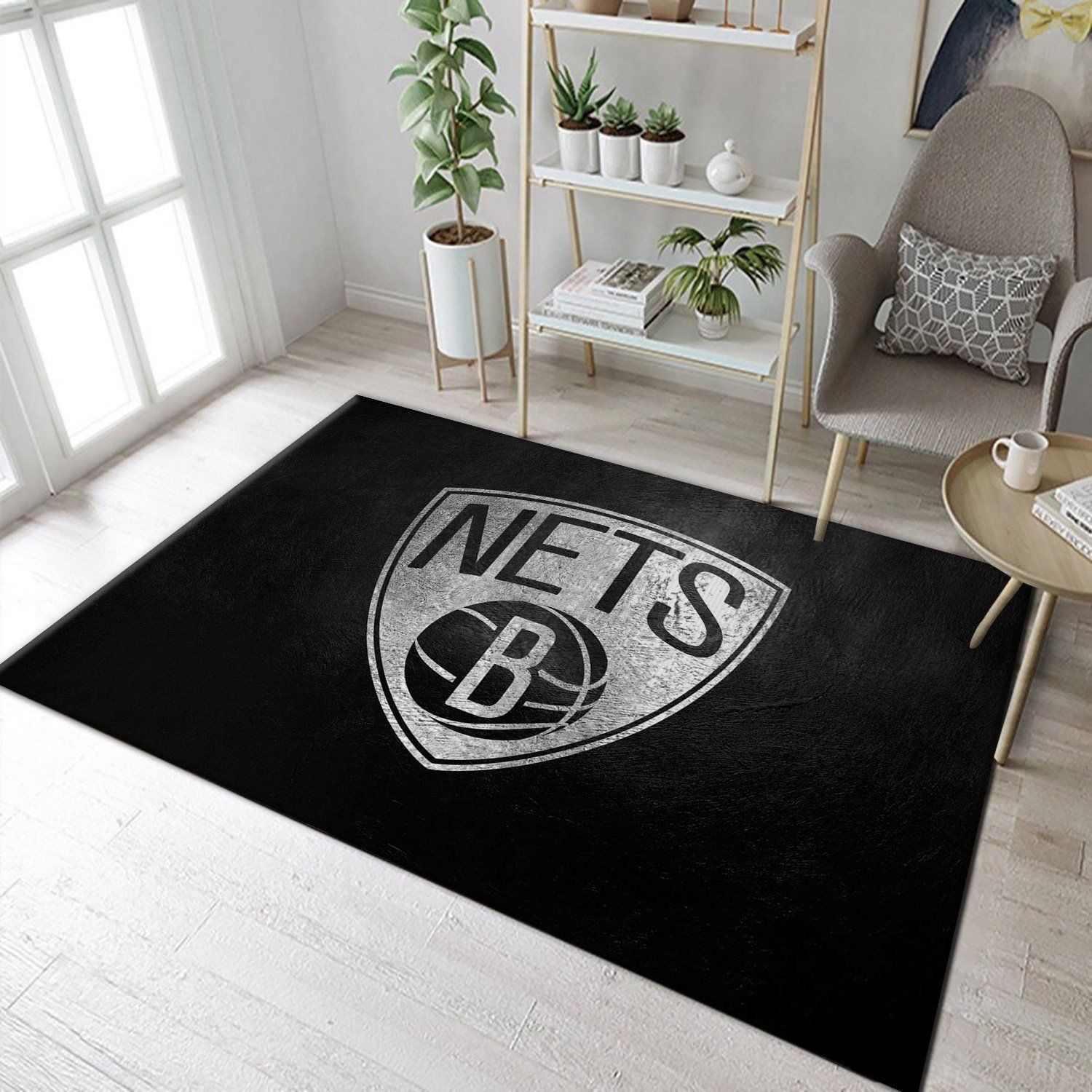 Brooklyn Nets Area Rug Carpet, Living room and bedroom Rug, Home US Decor - Indoor Outdoor Rugs