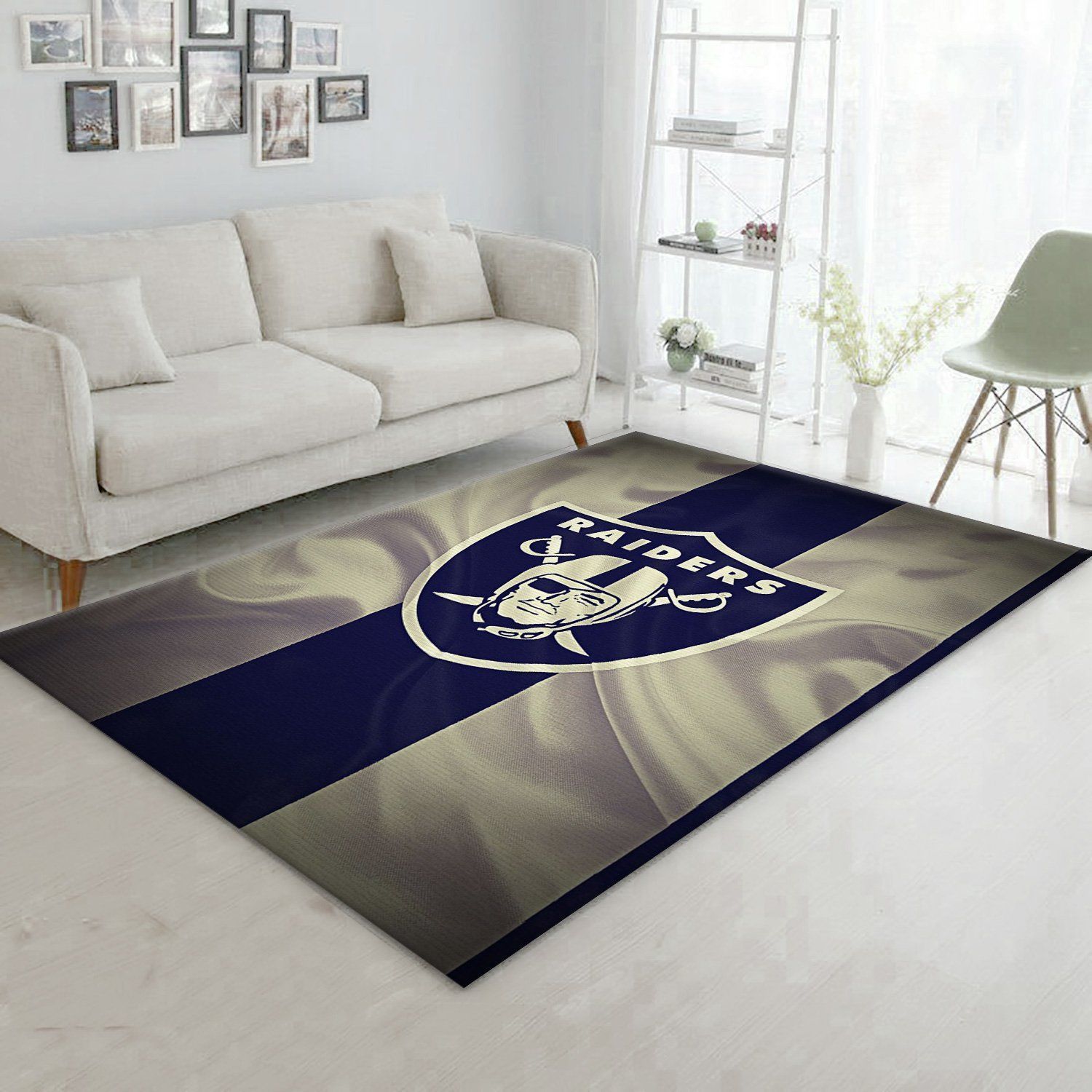 Oakland Raiders American F Nfl Rug Bedroom Rug Home Decor Floor Decor - Indoor Outdoor Rugs