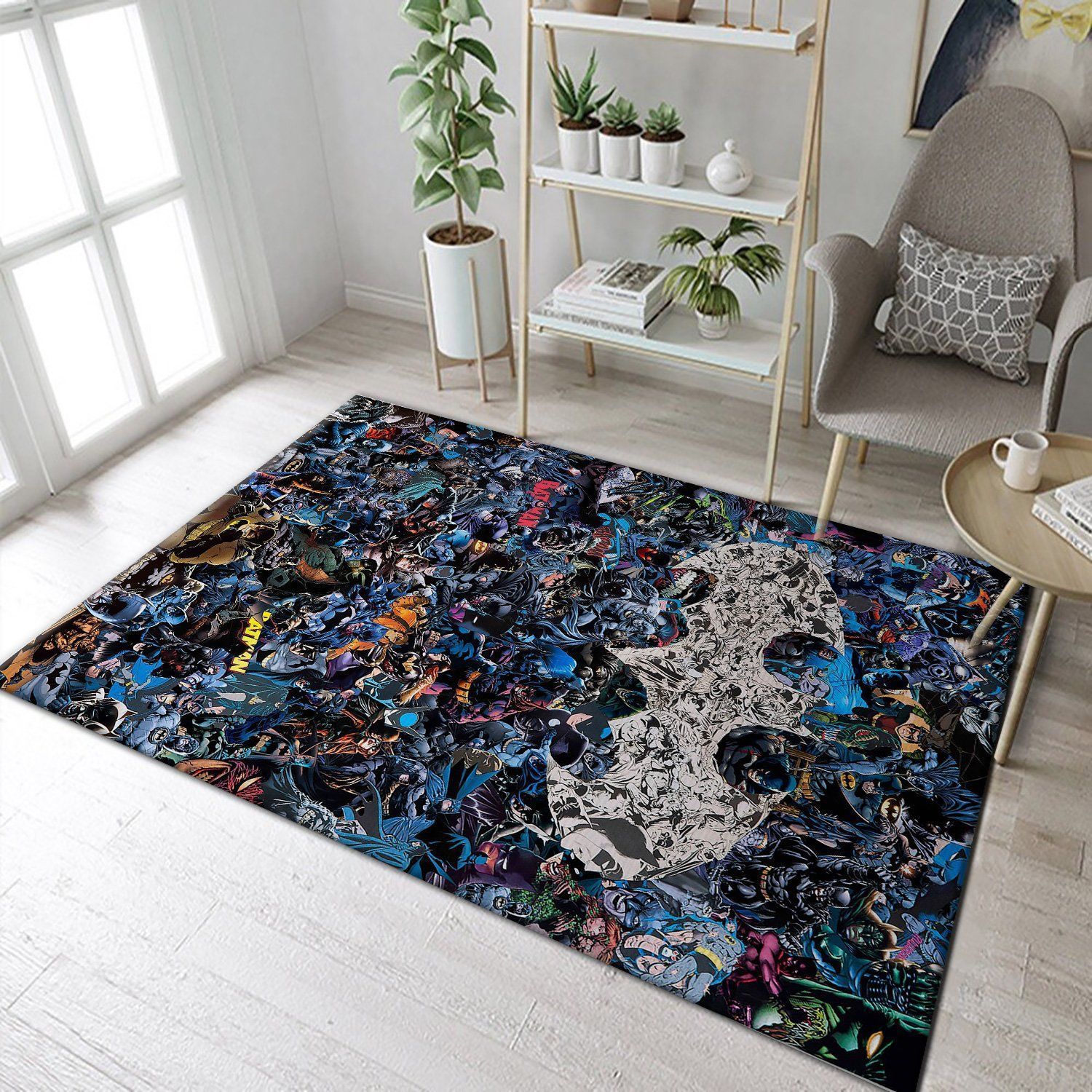 Batman Area Rug Geeky Carpet Floor Decor - Indoor Outdoor Rugs