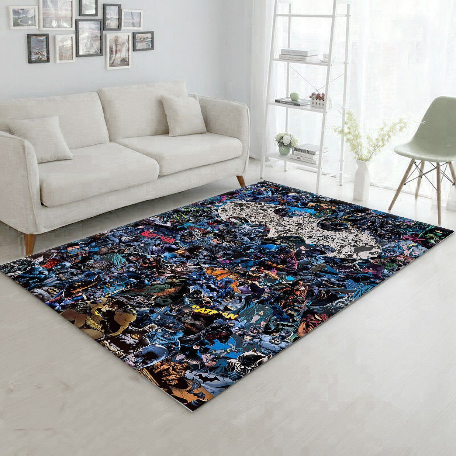 Batman Area Rug Geeky Carpet Floor Decor - Indoor Outdoor Rugs