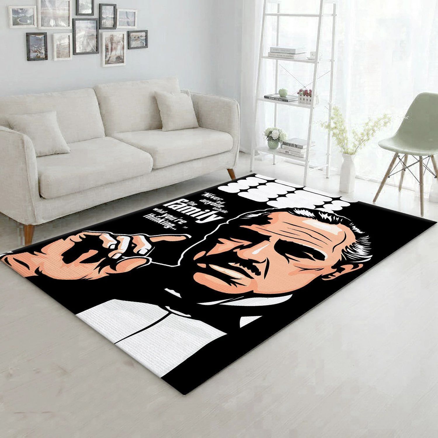 The Godfather Floor Rug Living Room Rugs Floor Decor - Indoor Outdoor Rugs