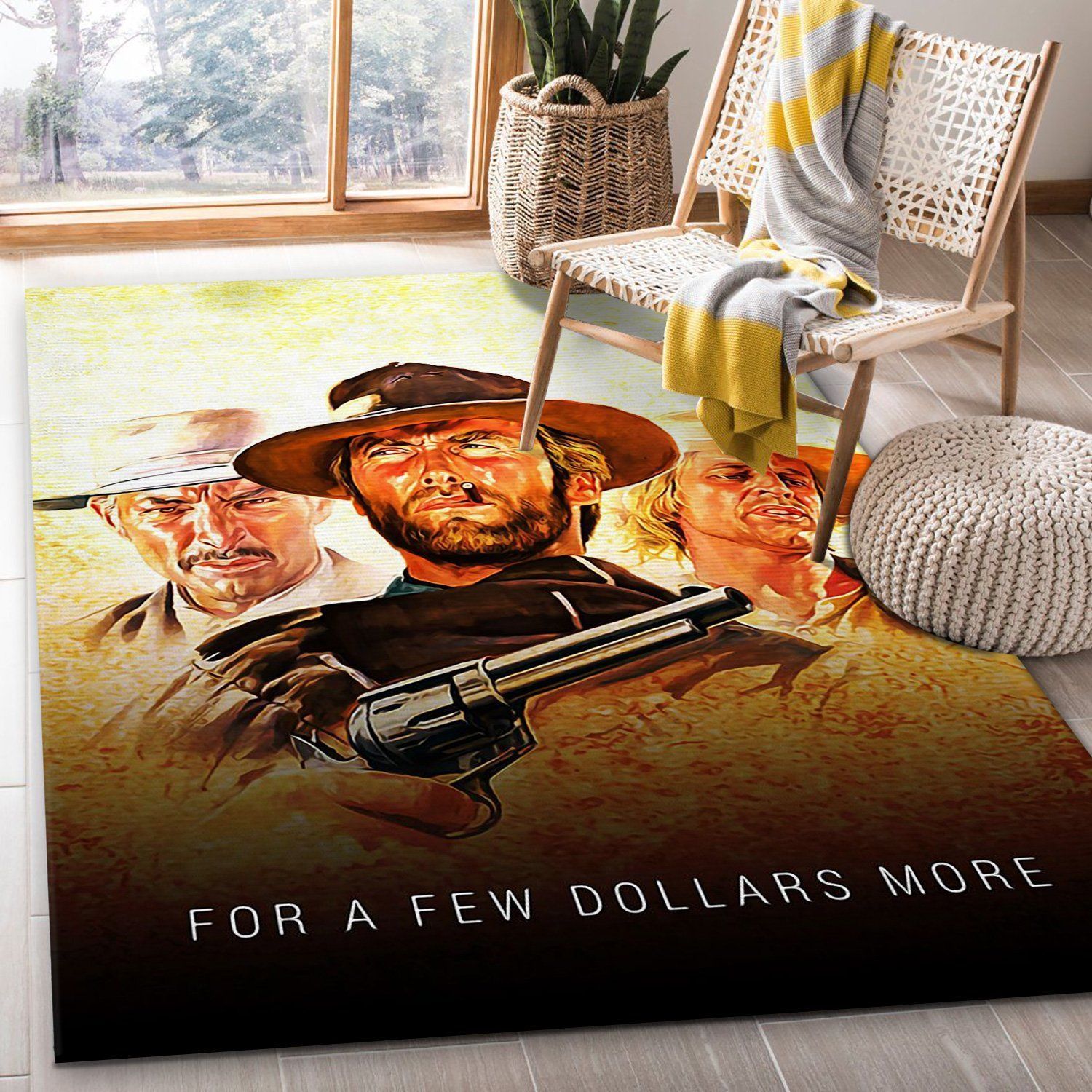 For A Few Dollars More Rug Movie Rug Home Decor Floor Decor - Indoor Outdoor Rugs