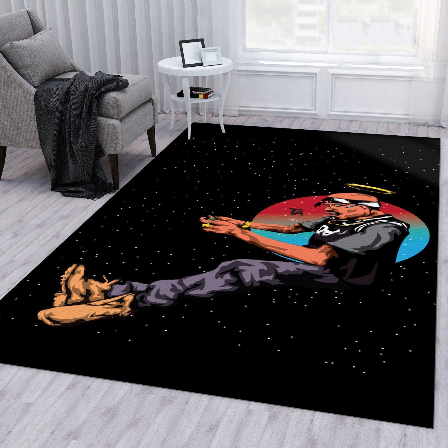 Rapper Ta Area Rug Living Room Rug Family Gift US Decor - Indoor Outdoor Rugs