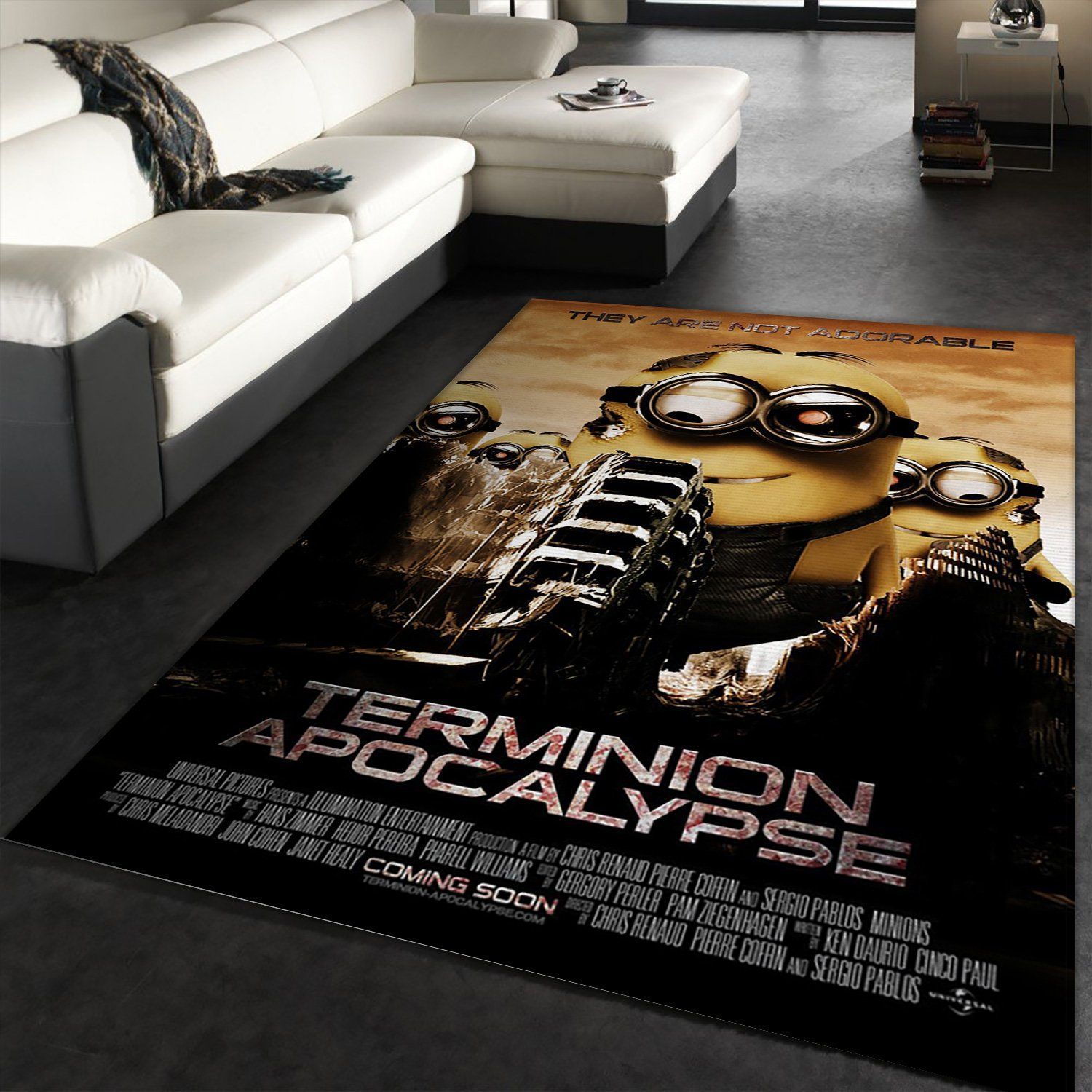 Terminion Apocalypse Poster Movie Area Rug, Bedroom, Home Decor - Indoor Outdoor Rugs