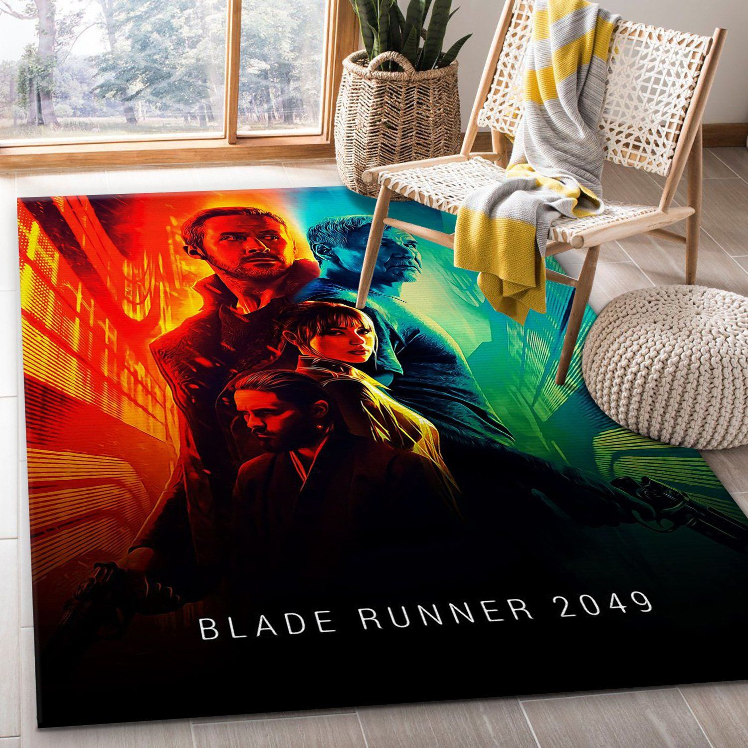 Blade Runner 2049 Rug Art Painting Movie Rugs Christmas Gift US Decor - Indoor Outdoor Rugs