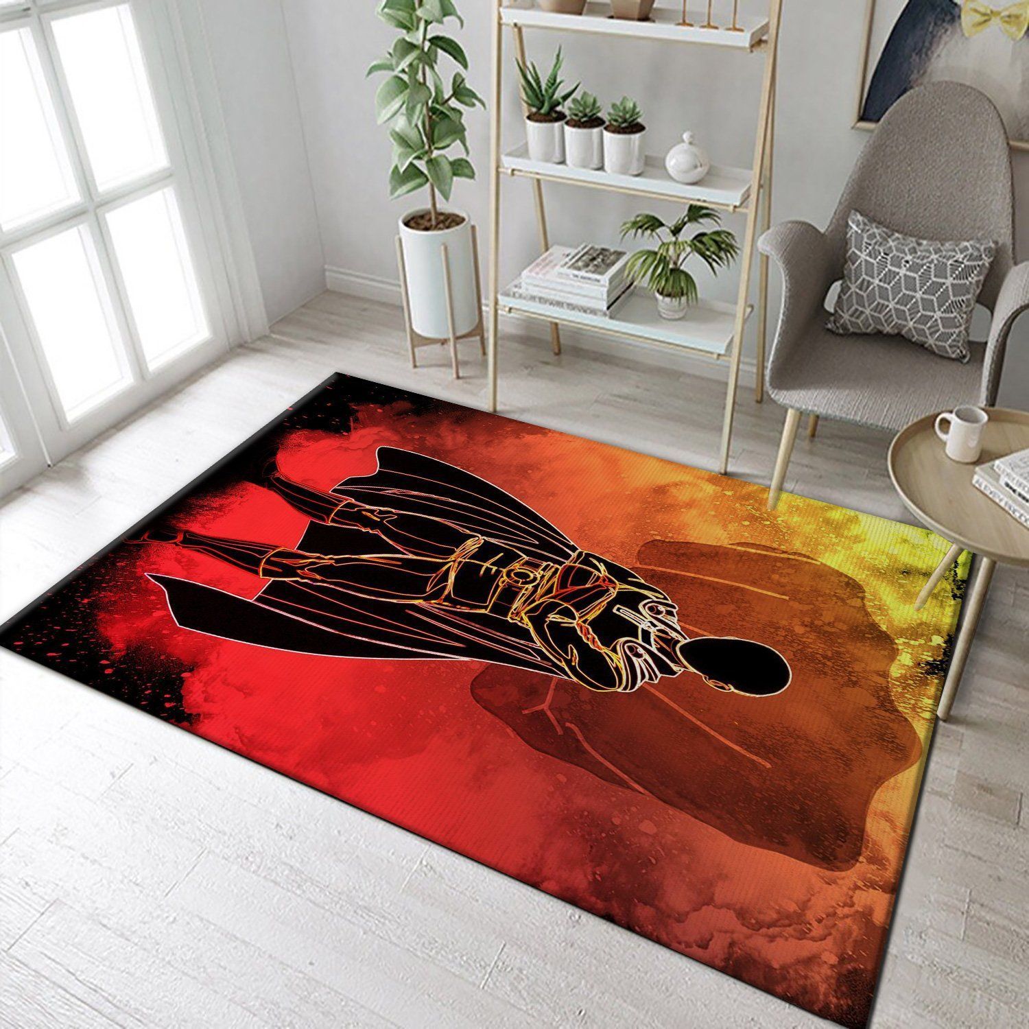 Caped Baldy S Soul Anime Hero Area Rug, Living Room Rug, Home Decor Floor Decor - Indoor Outdoor Rugs