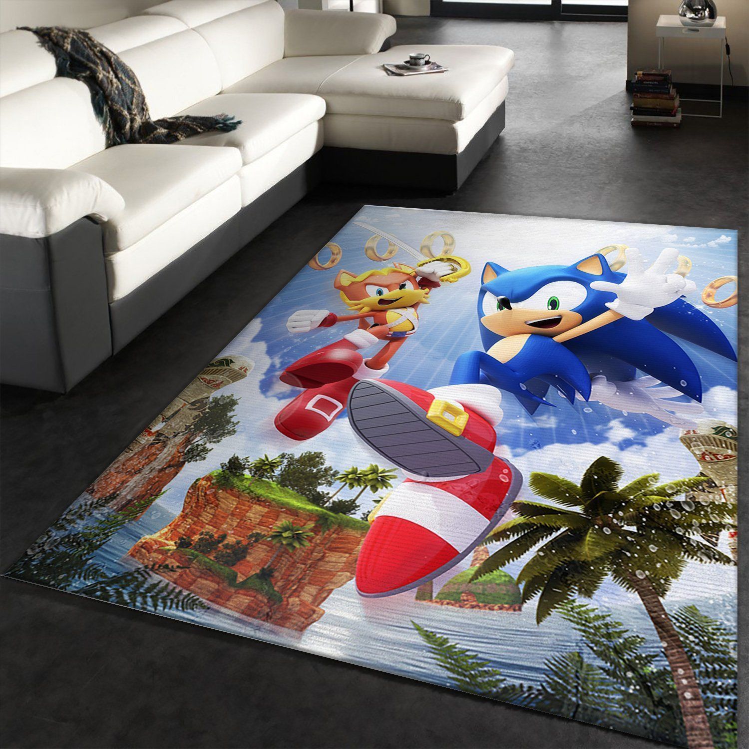 Sonic Super Digest Area Rug Carpet, Bedroom, US Gift Decor - Indoor Outdoor Rugs