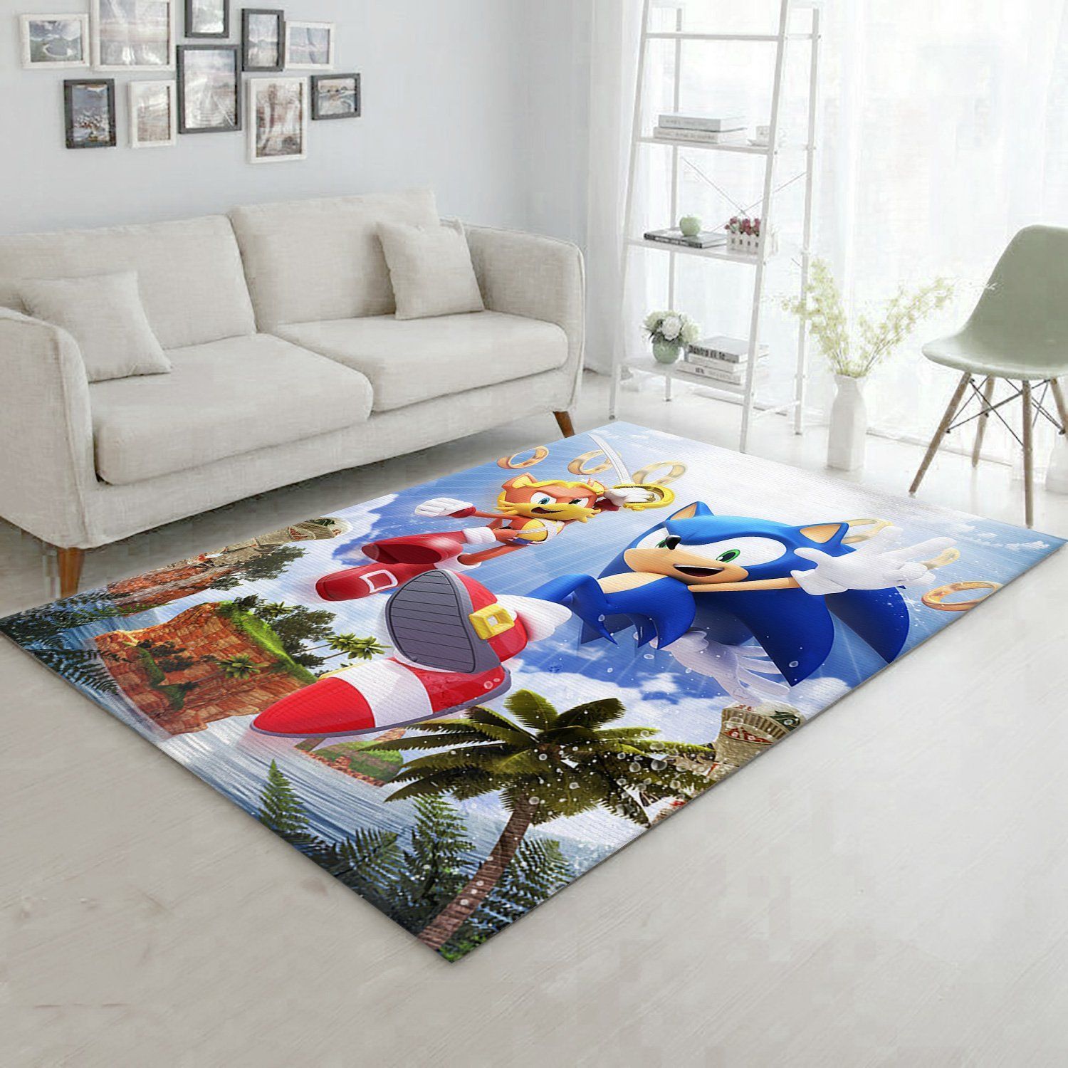 Sonic Super Digest Area Rug Carpet, Bedroom, US Gift Decor - Indoor Outdoor Rugs