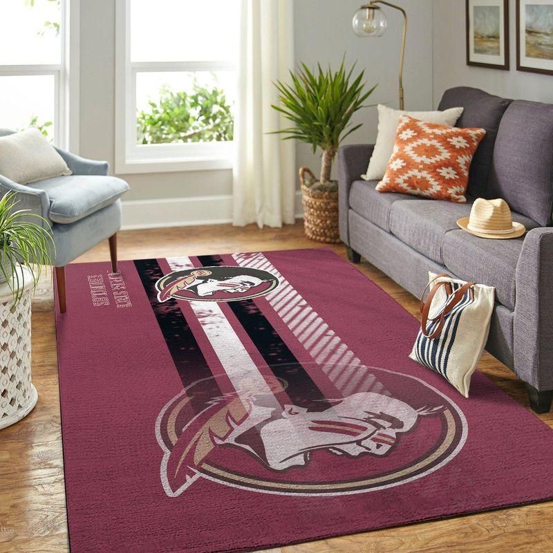 Florida State Seminoles Ncaa Rug Room Carpet Sport Custom Area Floor Home Decor - Indoor Outdoor Rugs