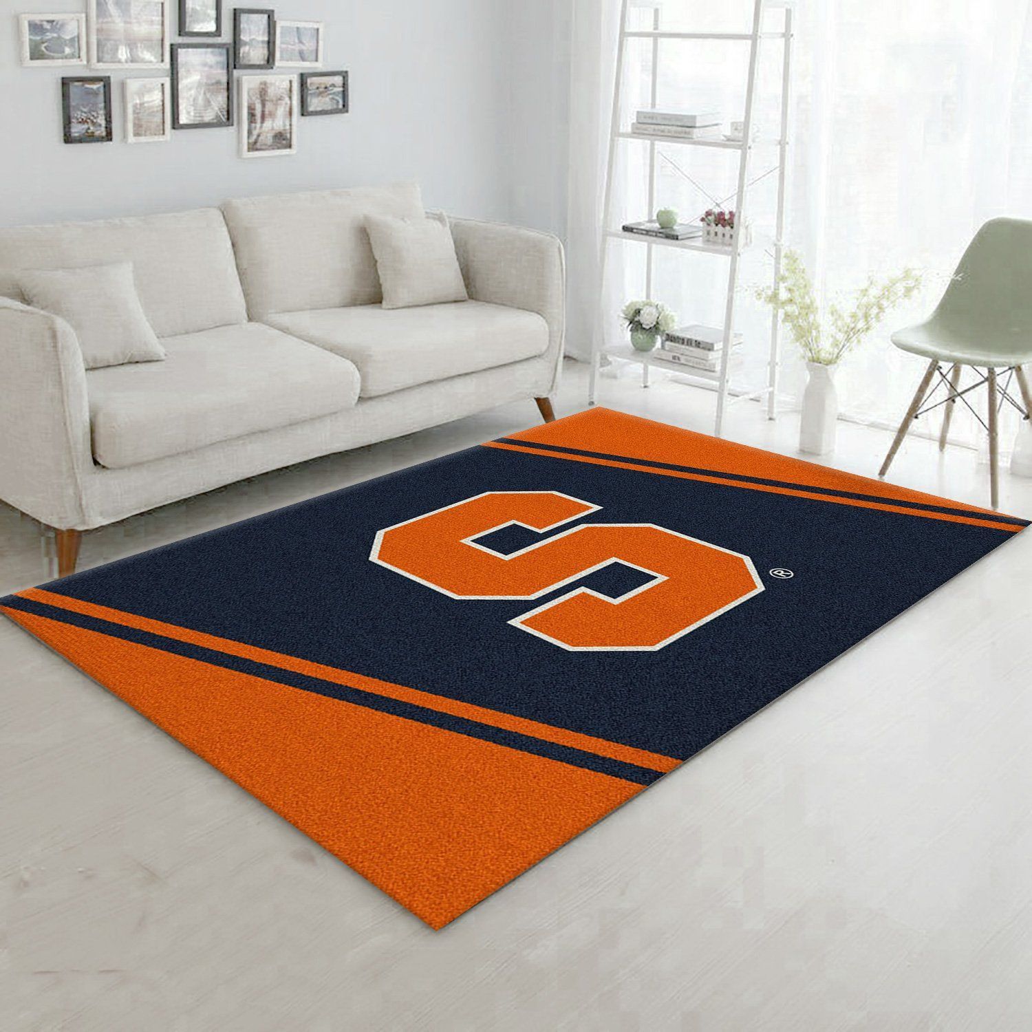 College Spirit Syracuse Sport Area Rug Team Logo Christmas Gift US Decor - Indoor Outdoor Rugs