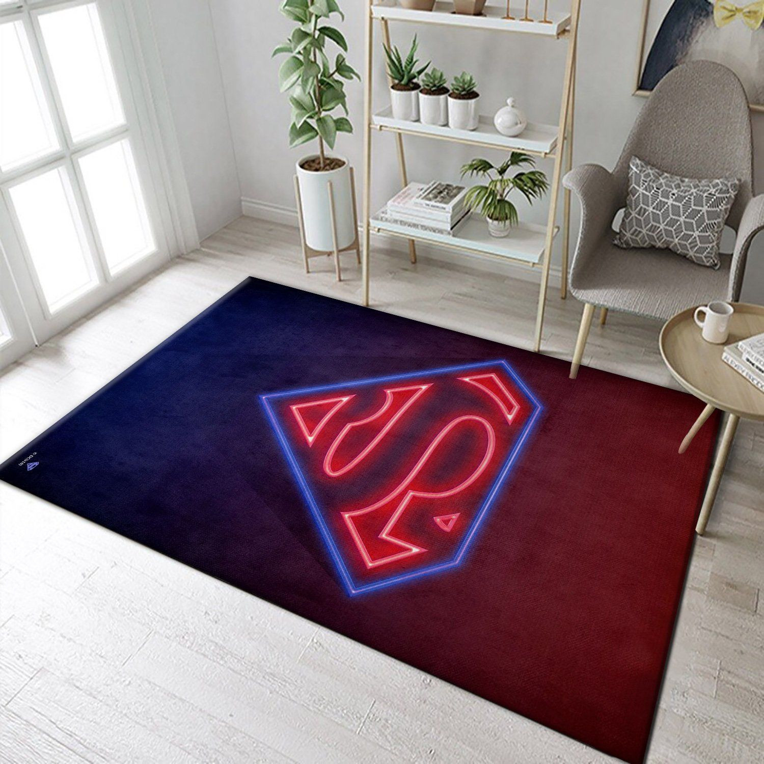 Neon Area Rug, Living room and bedroom Rug, Christmas Gift US Decor - Indoor Outdoor Rugs