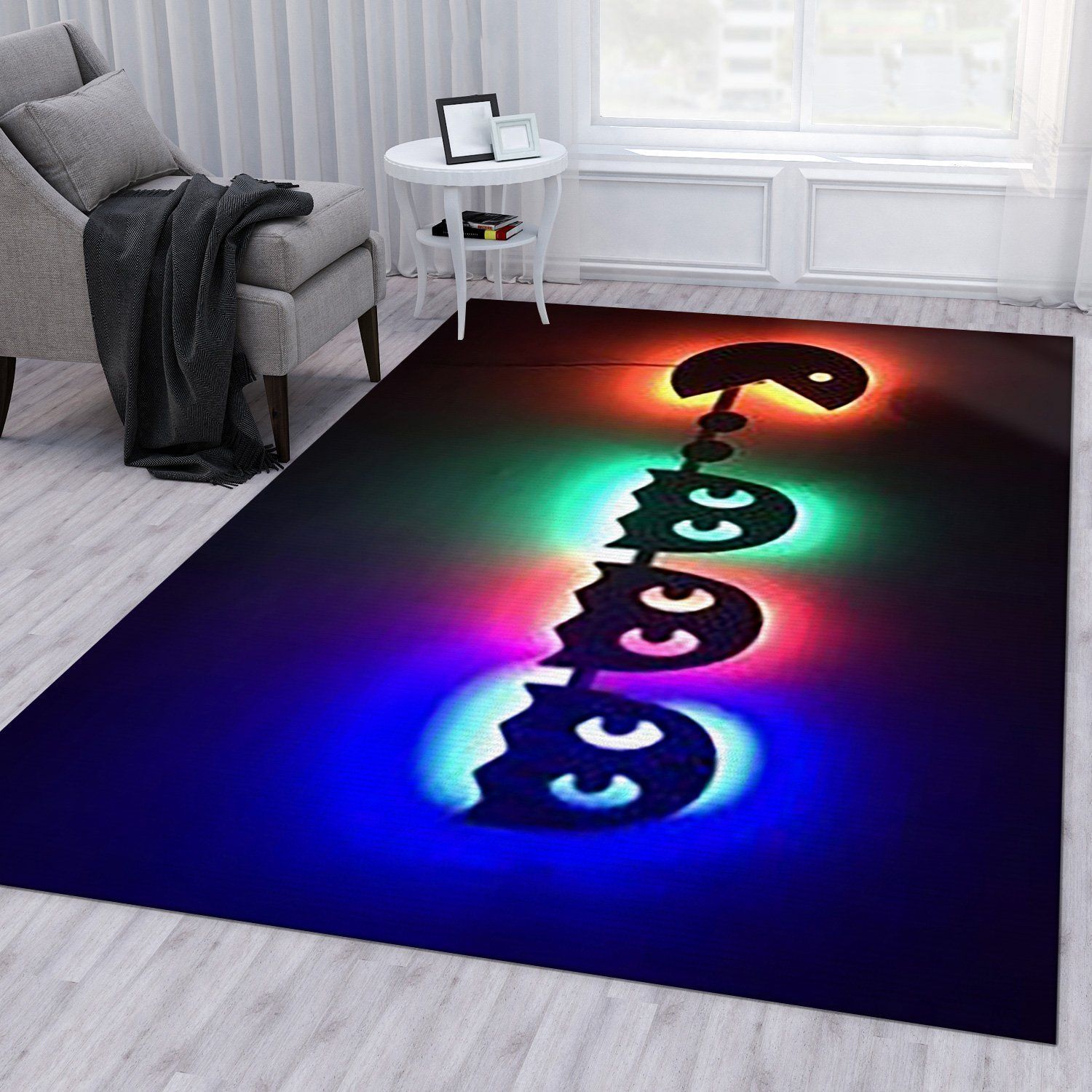 Pacman V1 Rug Bedroom Rug Home US Decor - Indoor Outdoor Rugs