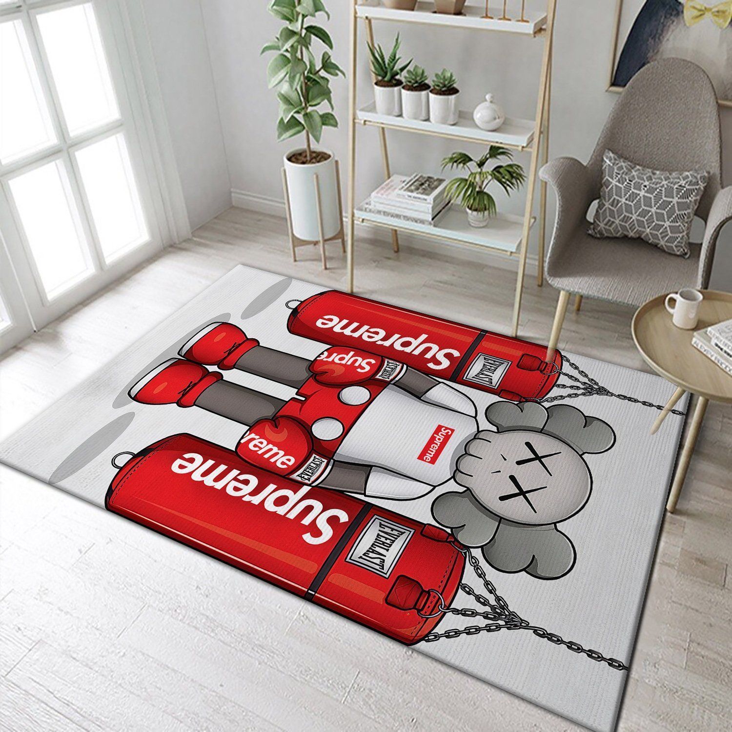 Kaws Supreme Luxury Area Rugs Living Room Carpet Home Fashion Rug Christmas Gift - Indoor Outdoor Rugs