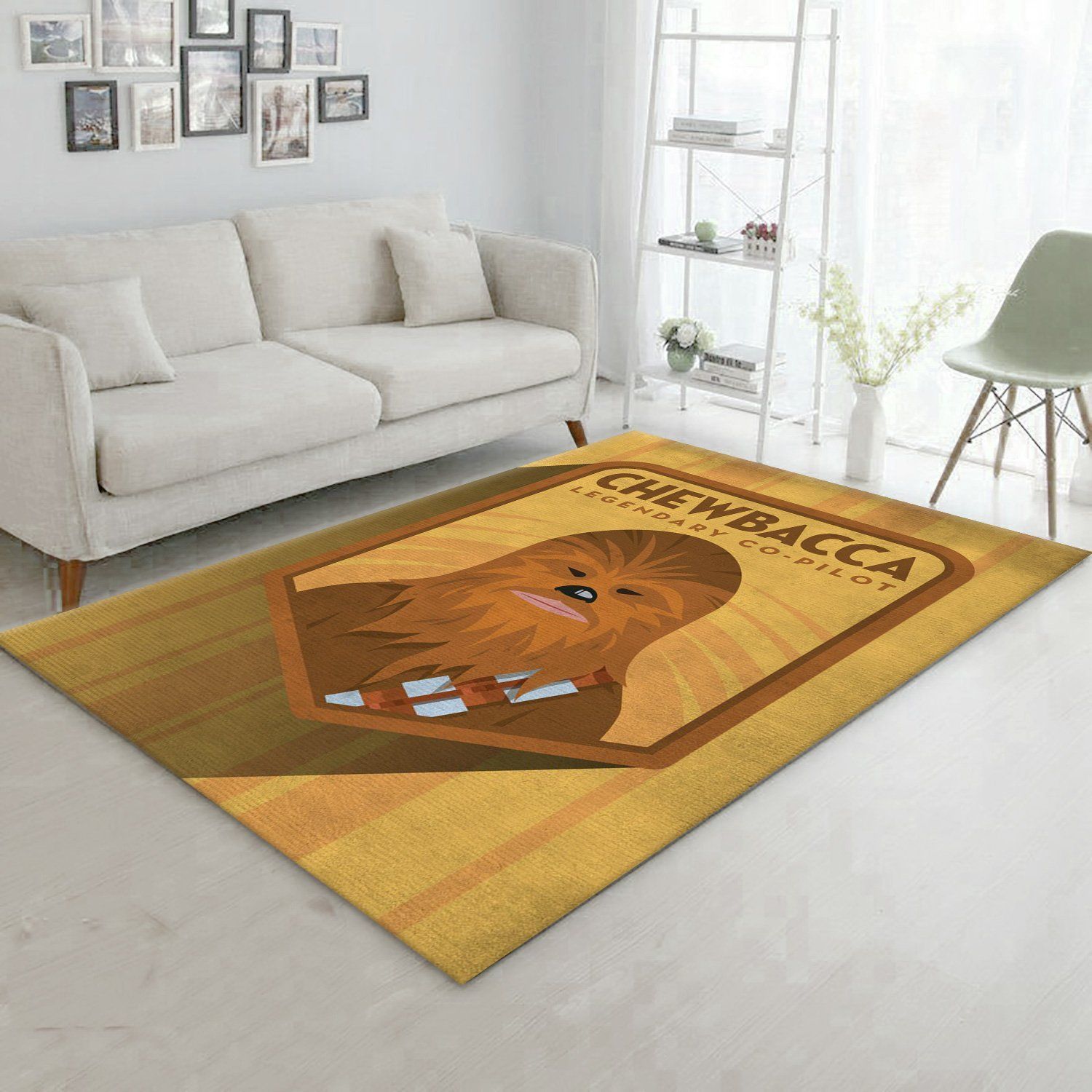 Chewbacca Star Wars Movie Rug Star Wars Badges Arts Rug Family Gift US Decor - Indoor Outdoor Rugs