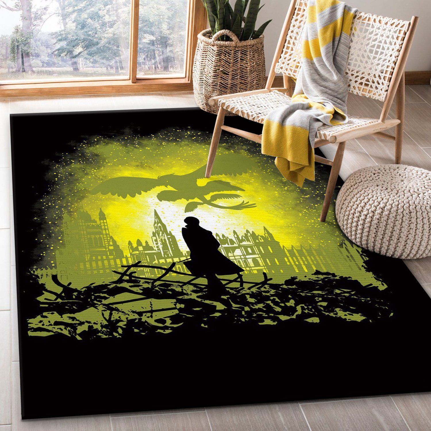 Inspired By The Movie Fantastic Beasts And Where To Fi Area Rug For Christmas, Living room and bedroom Rug, US Gift Decor - Indoor Outdoor Rugs