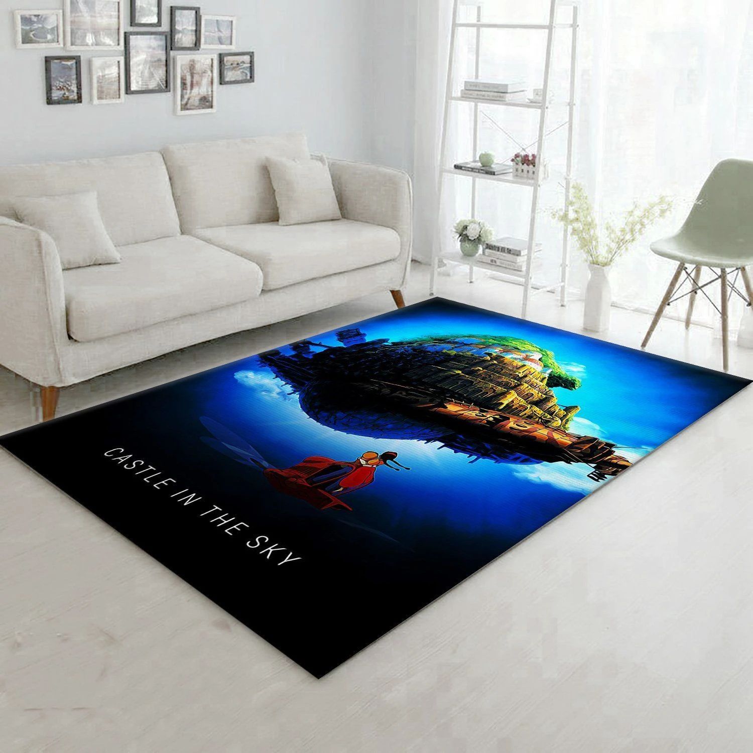 Castle In The Sky Area Rug Movie Rug US Gift Decor - Indoor Outdoor Rugs