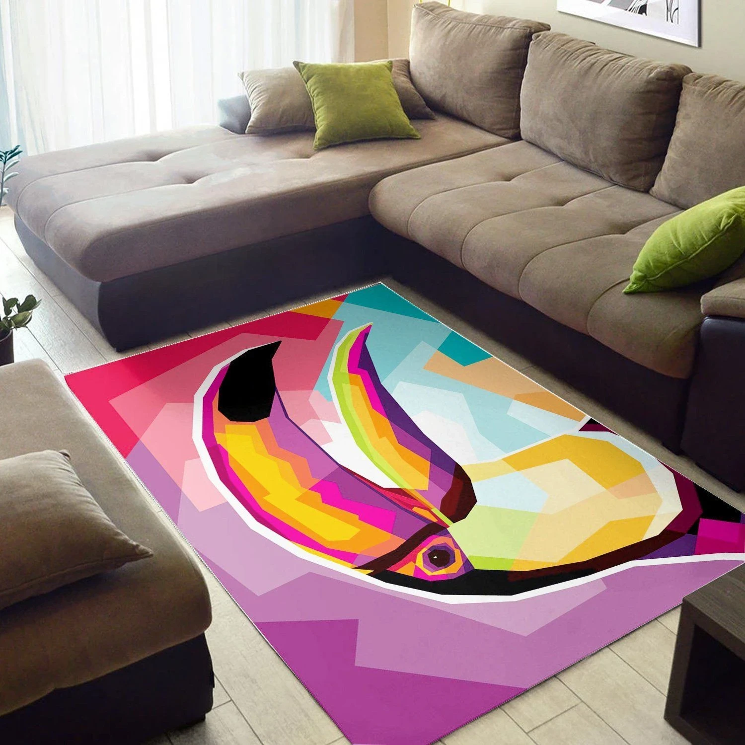 Bird Parrot Wpap  Area Rug ,  Christmas Gift, Floor Decor Home Decor - Indoor Outdoor Rugs