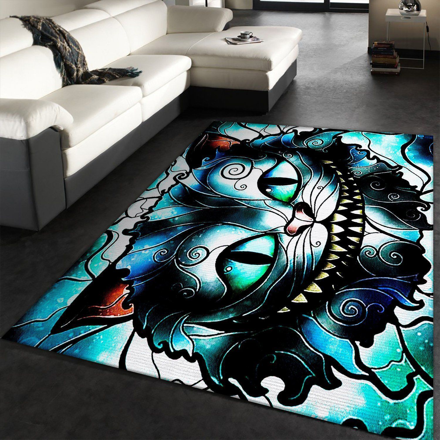 Alice In Wonderland S Cheshire Area Rug Geeky Carpet home decor Bedroom Living Room decor - Indoor Outdoor Rugs