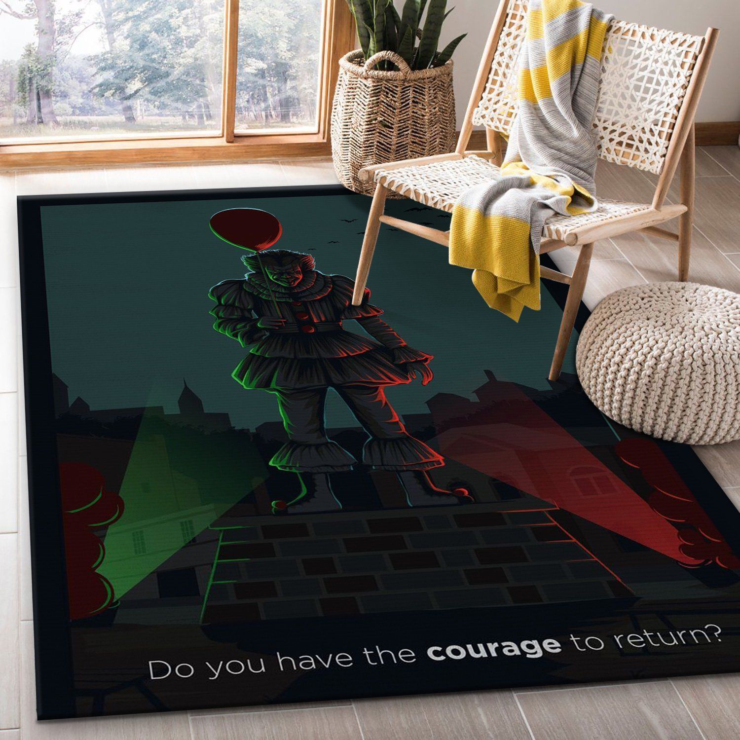 It Chapter 2 Night Time V2 Movie Area Rug Carpet Bedroom Rug Christmas Gift US Decor - Indoor Outdoor Rugs