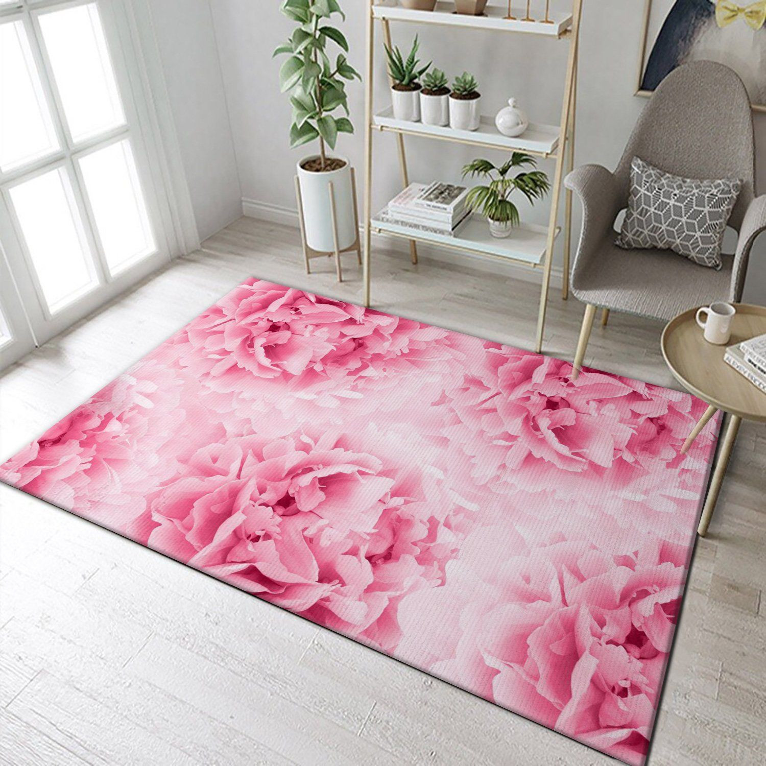 Light Red Peonies Dream 1 Area Rug For Christmas, Gift for fans, Family Gift US Decor - Indoor Outdoor Rugs