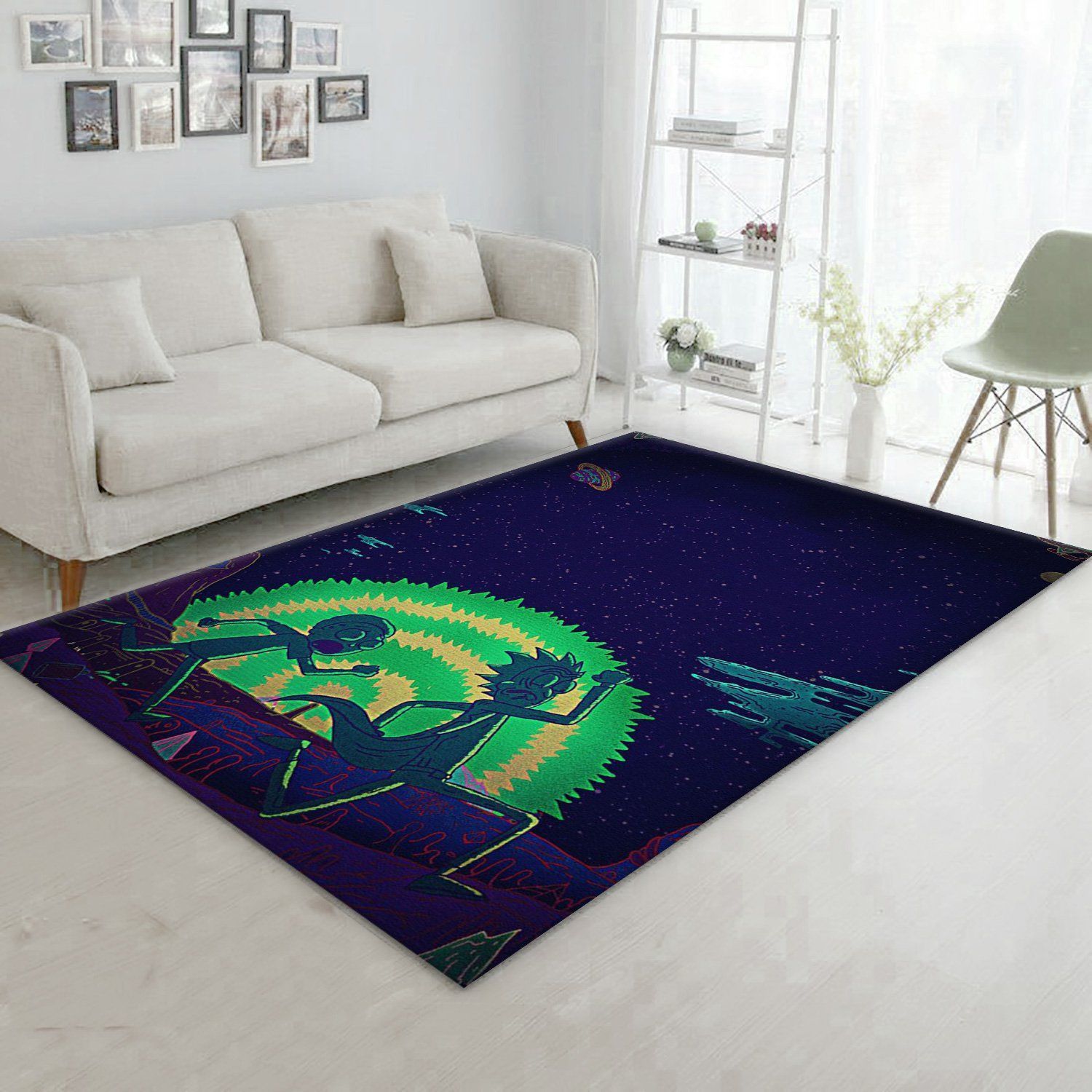 Rick And Morty Noel Gift Rug Bedroom Rug Home Decor Floor Decor - Indoor Outdoor Rugs