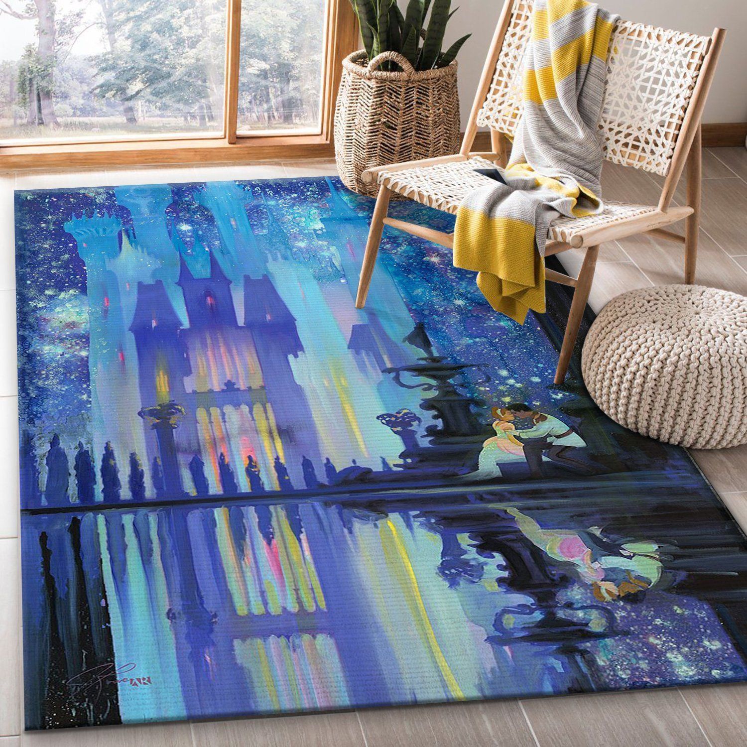 When Stars Collide Christmas Gift Rug Bedroom Rug Home Decor Floor Decor - Indoor Outdoor Rugs