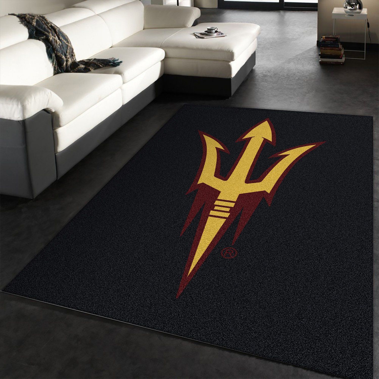 College Spirit Arizona State Sport Area Rug For Christmas Team Logo Christmas Gift US Decor - Indoor Outdoor Rugs