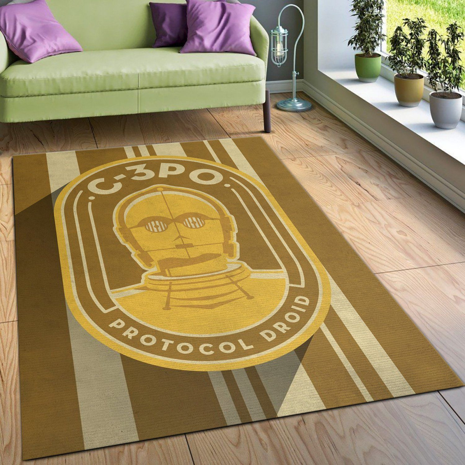 C 3po Star Wars Movie Rug Star Wars Badges Arts Rug US Gift Decor - Indoor Outdoor Rugs